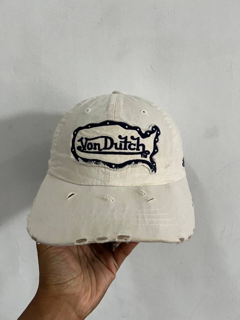 Von Dutch Von Dutch Distressed Hat Size ONE SIZE - 2 Thumbnail