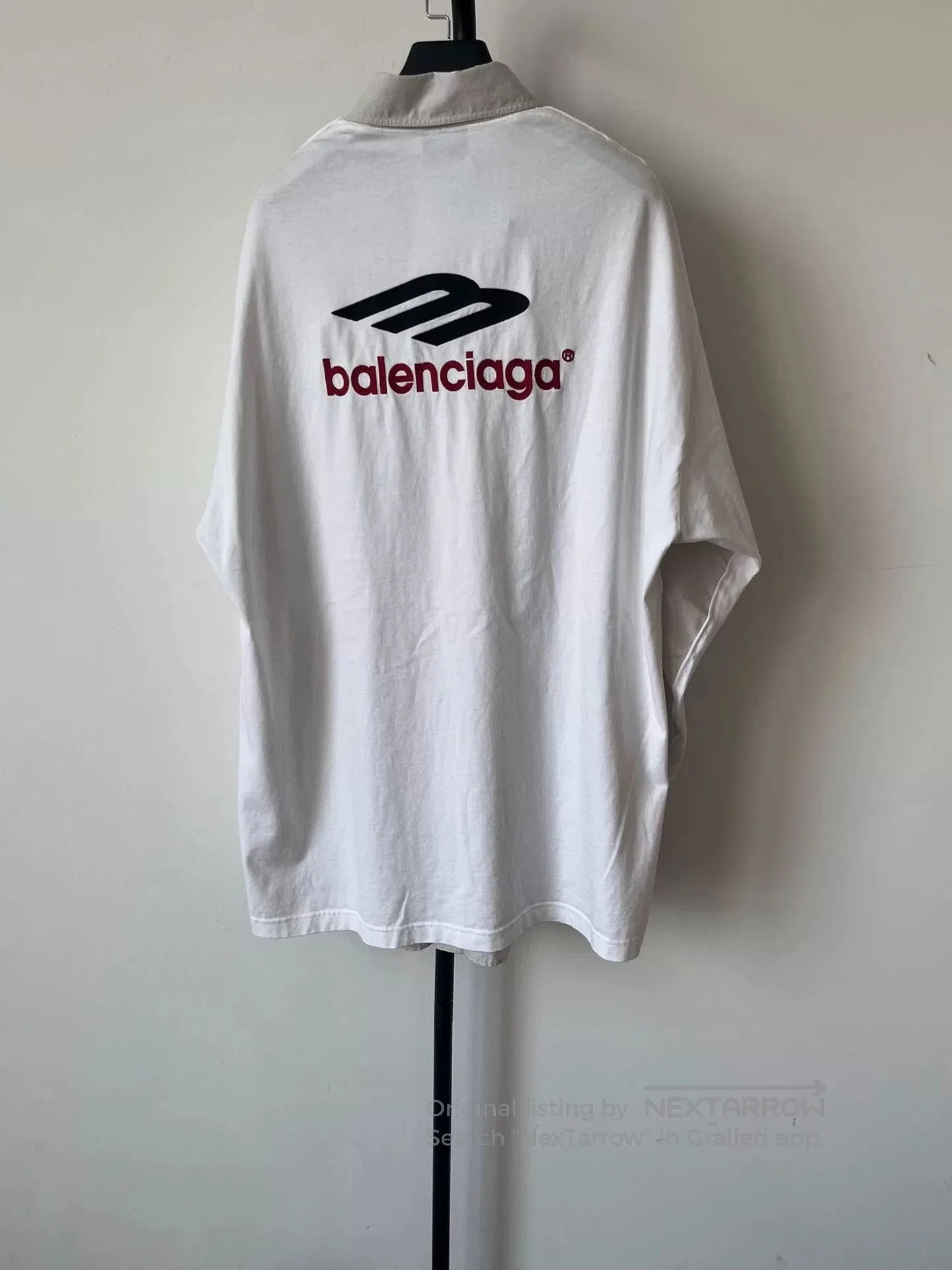 Balenciaga Balenciaga Printed Loose Long Sleeve Shirt. Size S / US 4 / IT 40 - 1 Thumbnail