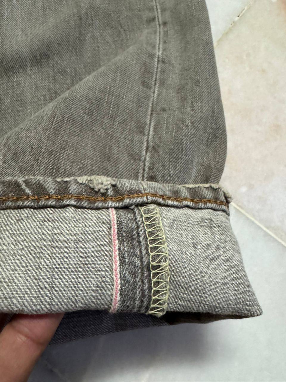 Kapital Insane💥90s Edwin Half Selvedge Rusty Distres faded Sick Size US 34 / EU 50 - 10 Thumbnail