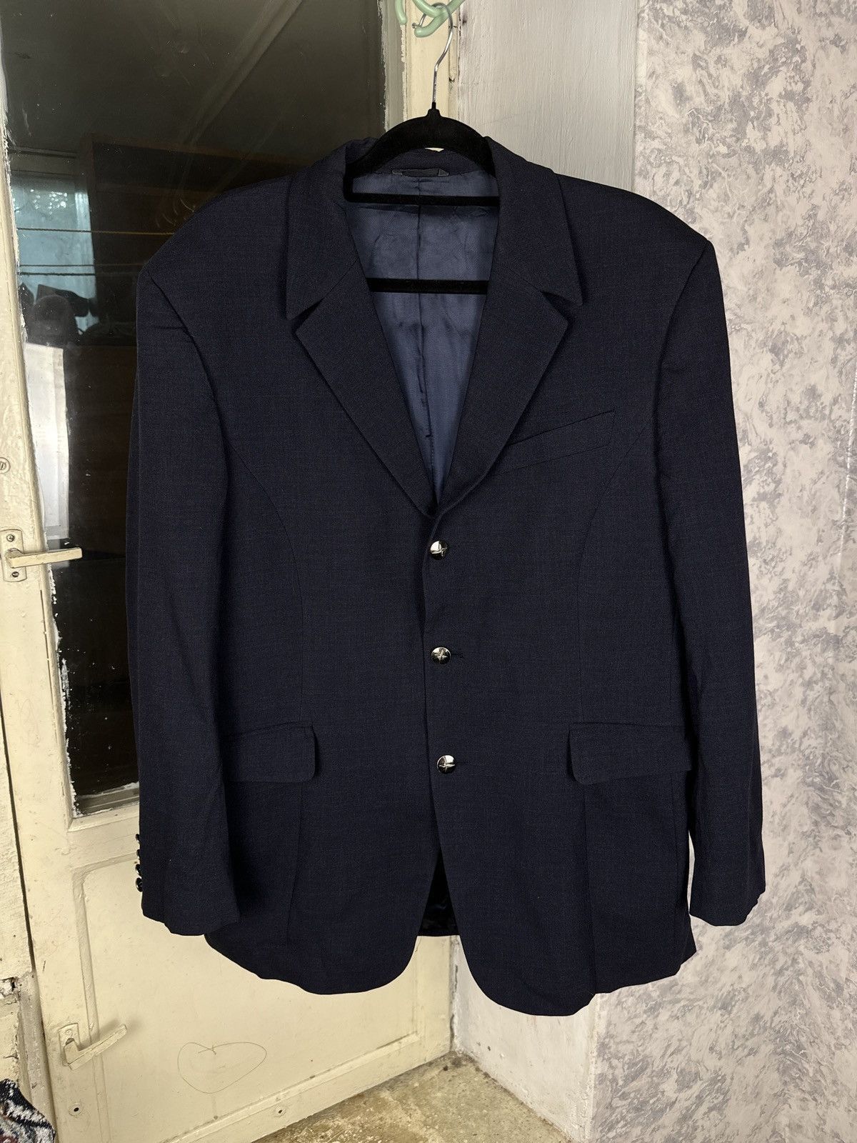 Mugler Archive 90s Thierry Mugler Runway Star Button Blazer Jacket Size US XL / EU 56 / 4 - 1 Thumbnail