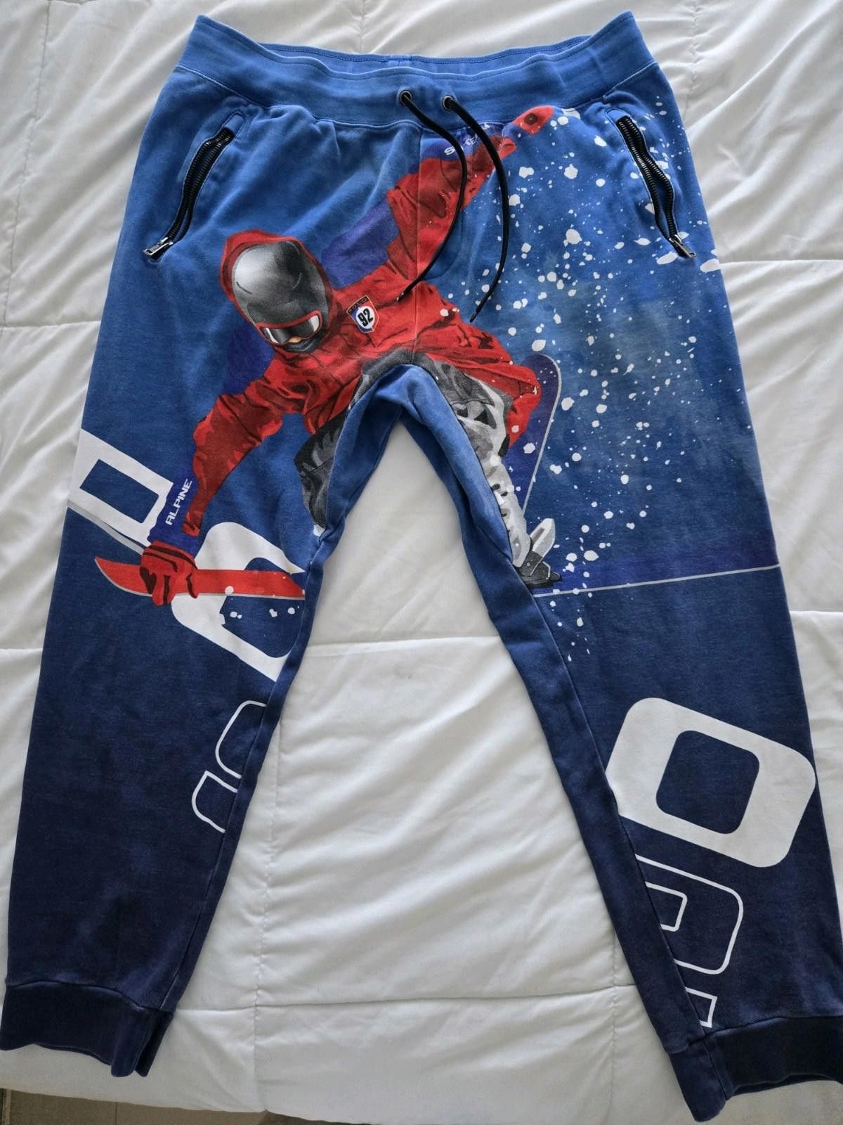 Polo Ralph Lauren Polo Ralph Lauren Suicide Alpine Skier Sweatpants Jogger L Size US 34 / EU 50 - 1 Thumbnail