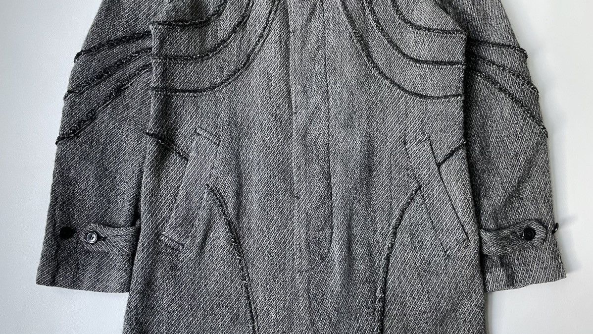 Comme des Garcons A/W 03 Panelled Raw Seam Overcoat Size US L / EU 52-54 / 3 - 10 Thumbnail