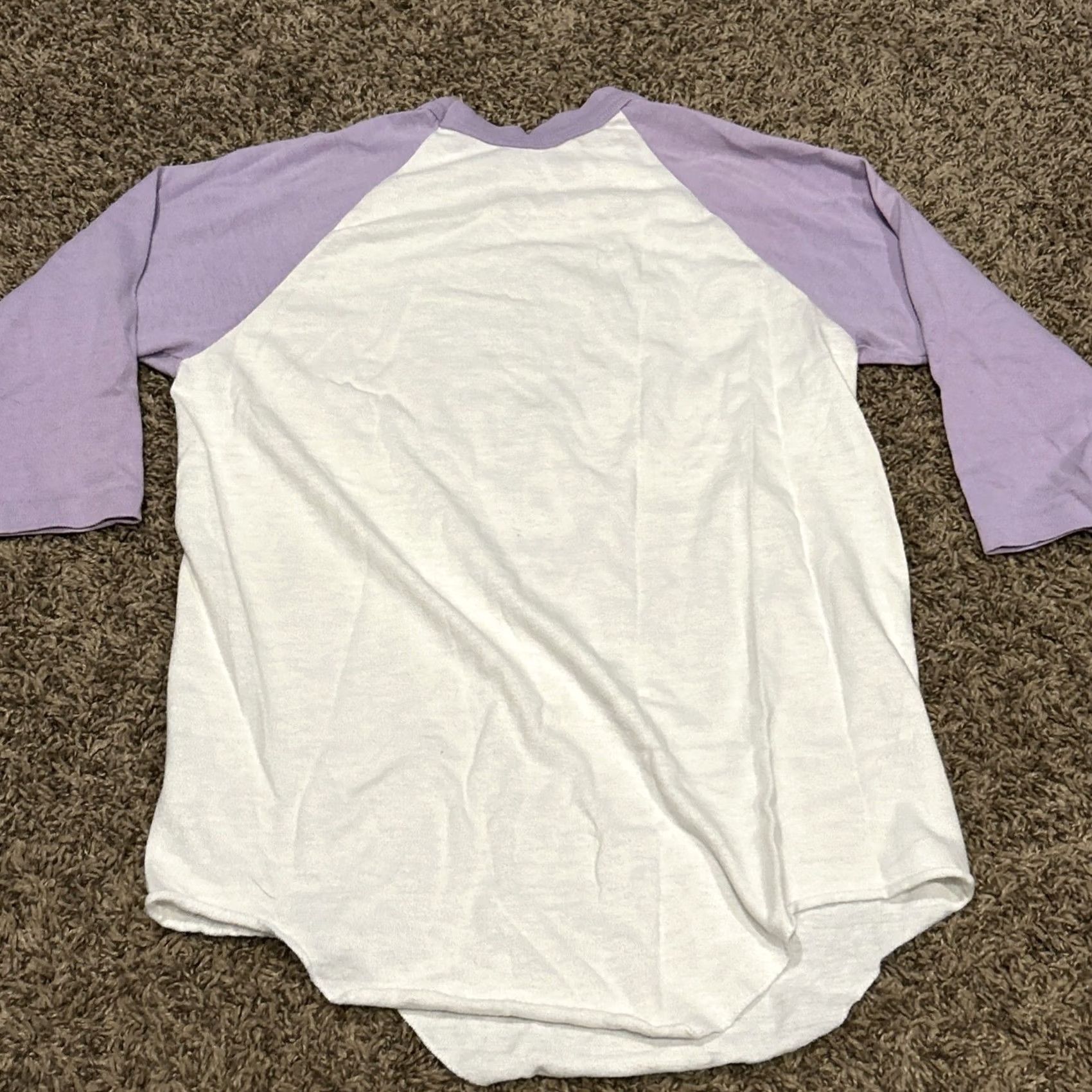 Vintage VTG Stedman 3/4 Sleeve Shirt Girls L White 1990s Totally Awesome Gymnast B10 Size US L / EU 52-54 / 3 - 4 Thumbnail