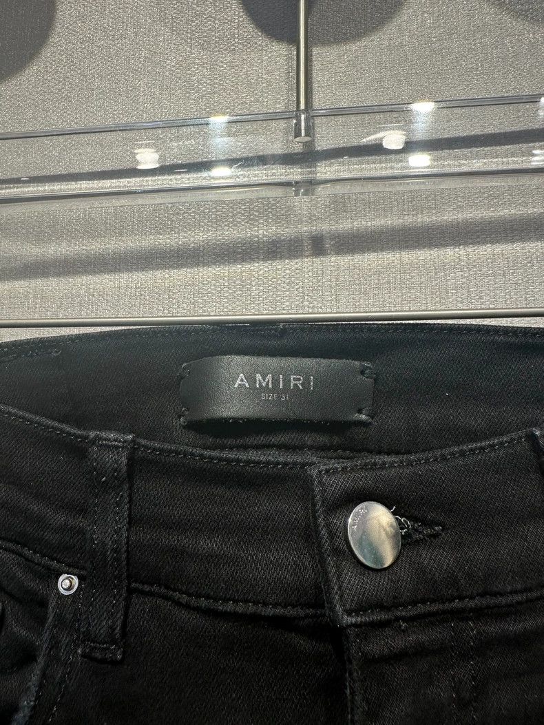 Amiri Amiri black diamond jeans Size US 31 - 3 Thumbnail