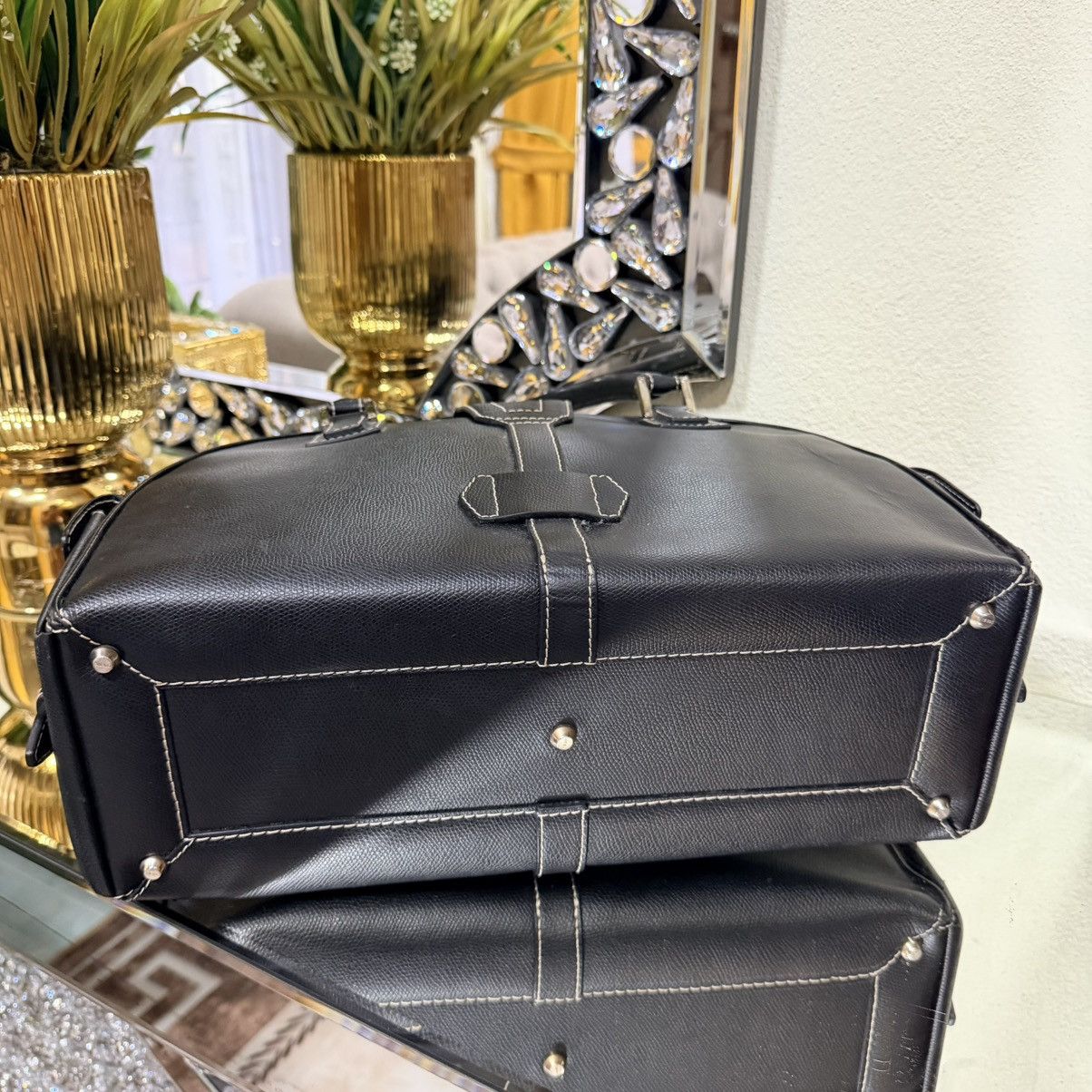 Loewe Loewe Leather Black Shoulder Handbag Size ONE SIZE - 8 Thumbnail