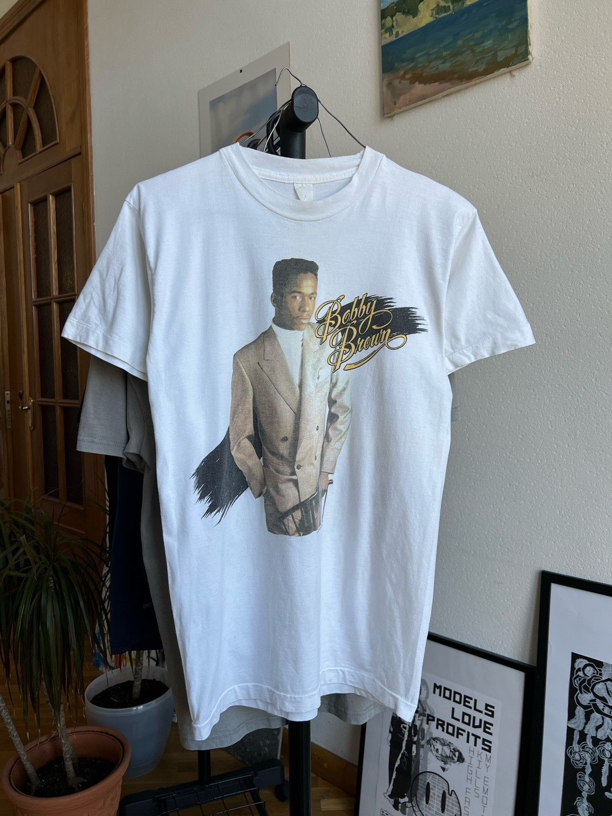 Band Tees × Rap Tees × Vintage Vintage Bobby Brown Tour 1989 Tshirt Size US M / EU 48-50 / 2 - 2 Thumbnail