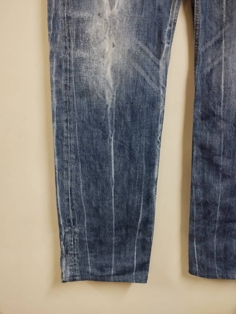Takeo Kikuchi Japan Designer Takeo Kikuchi Leather Pocket Lightning Wash Size US 33 - 8 Thumbnail