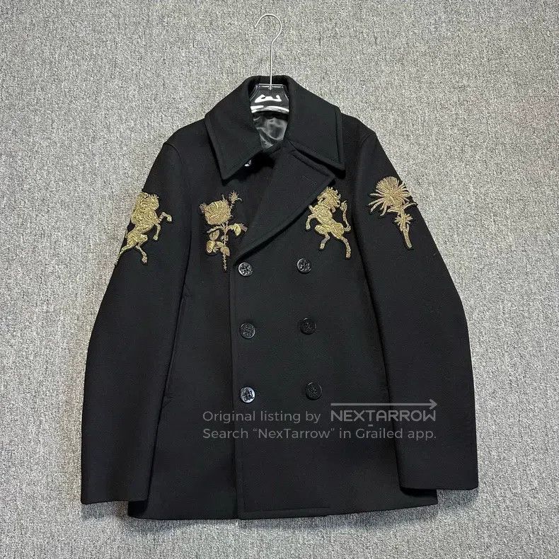 Alexander McQueen Alexander Mcqueen French gold thread embroidery woollen co Size US M / EU 48-50 / 2 - 1 Thumbnail