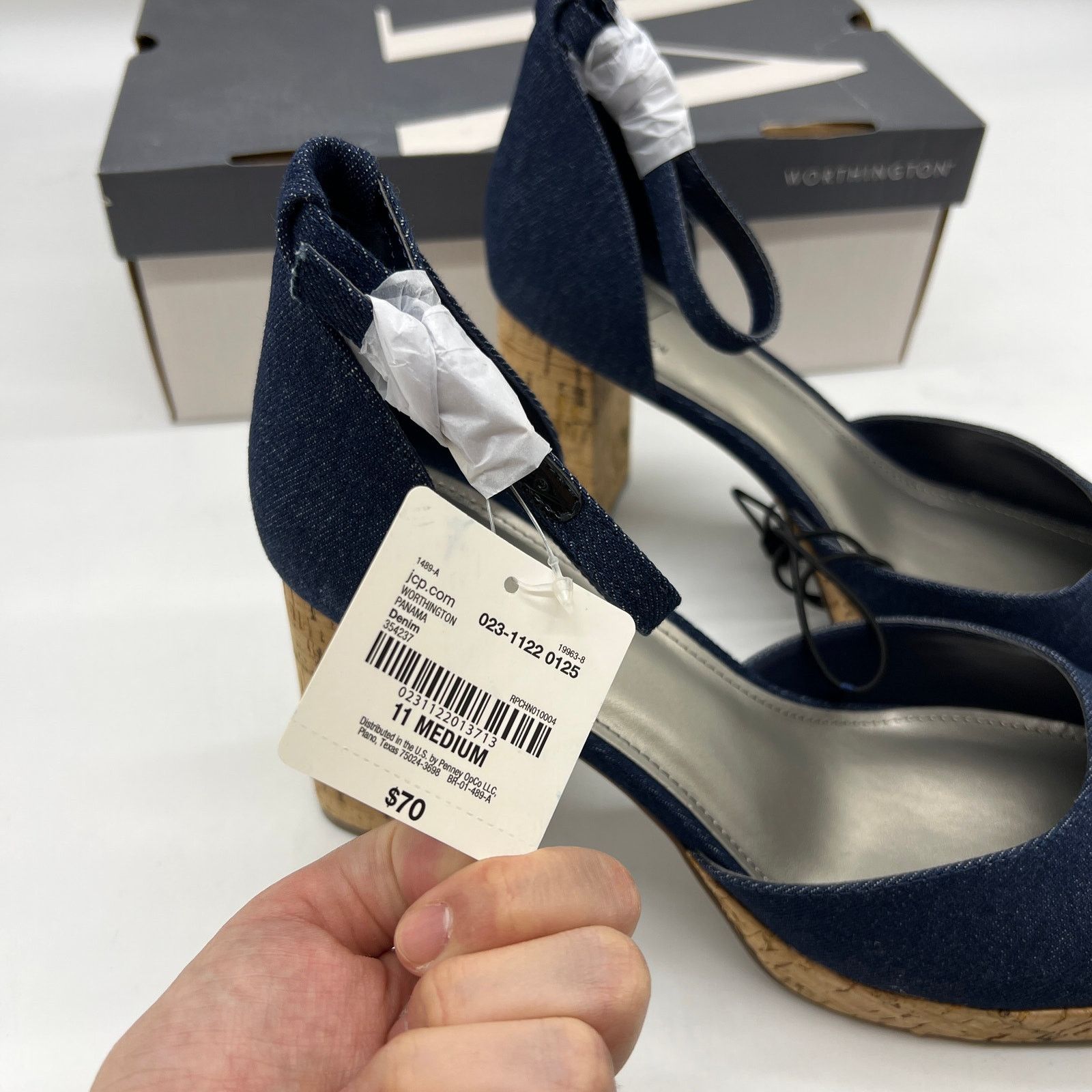 Other Worthington Womens Panama Block Heel Pumps Size US 11 / IT 41 - 5 Thumbnail