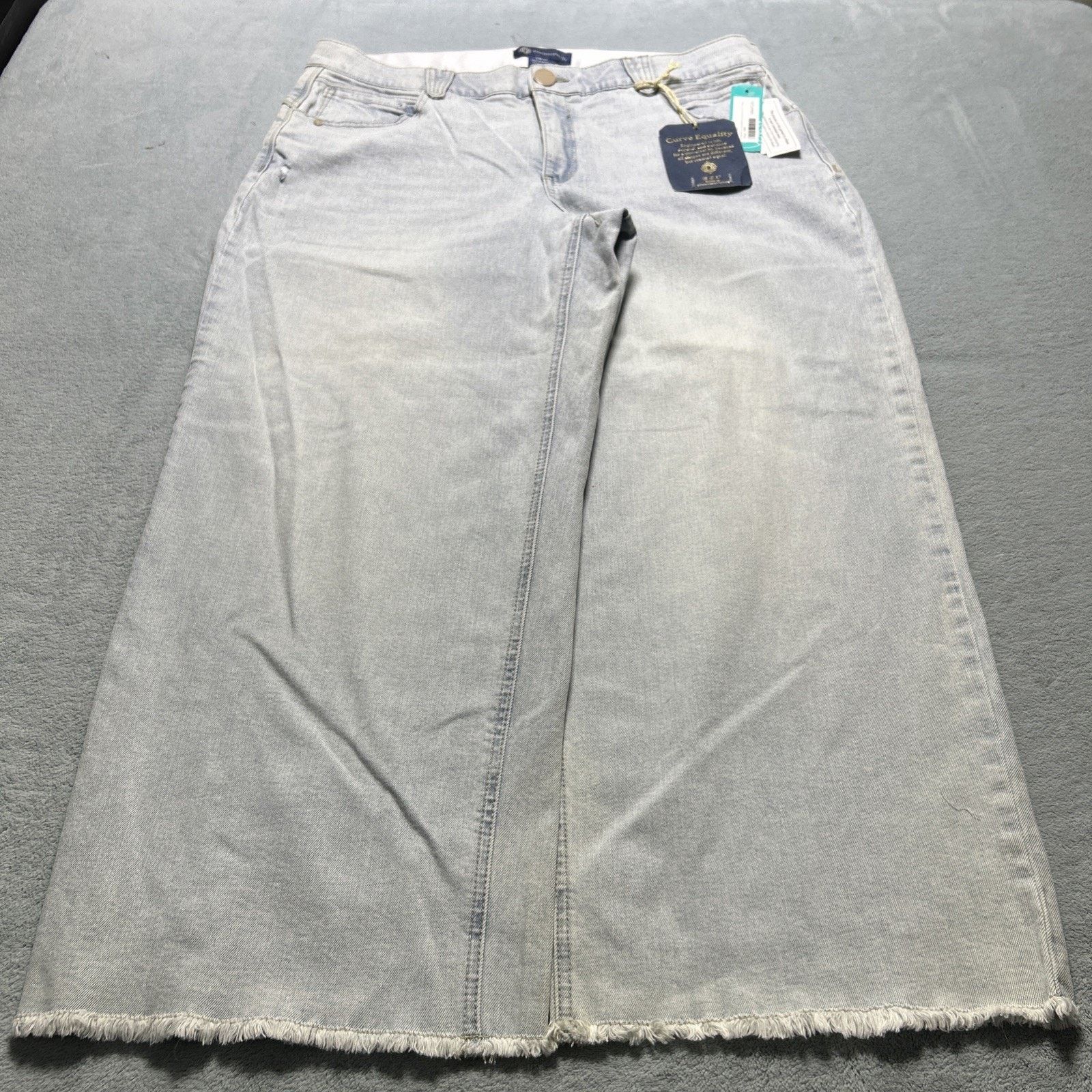 JNCO Beyond Baggy Jeans Women 16w 39x27 Raw Hem Hamilton Wide Leg Size 38" / US 16 / IT 52 - 19 Thumbnail