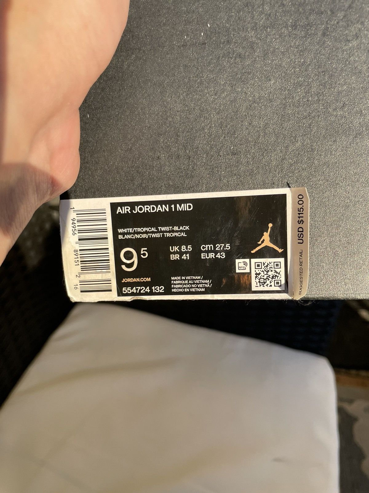 Jordan Brand Air Jordan 1 mids Size US 9.5 / EU 42-43 - 6 Thumbnail