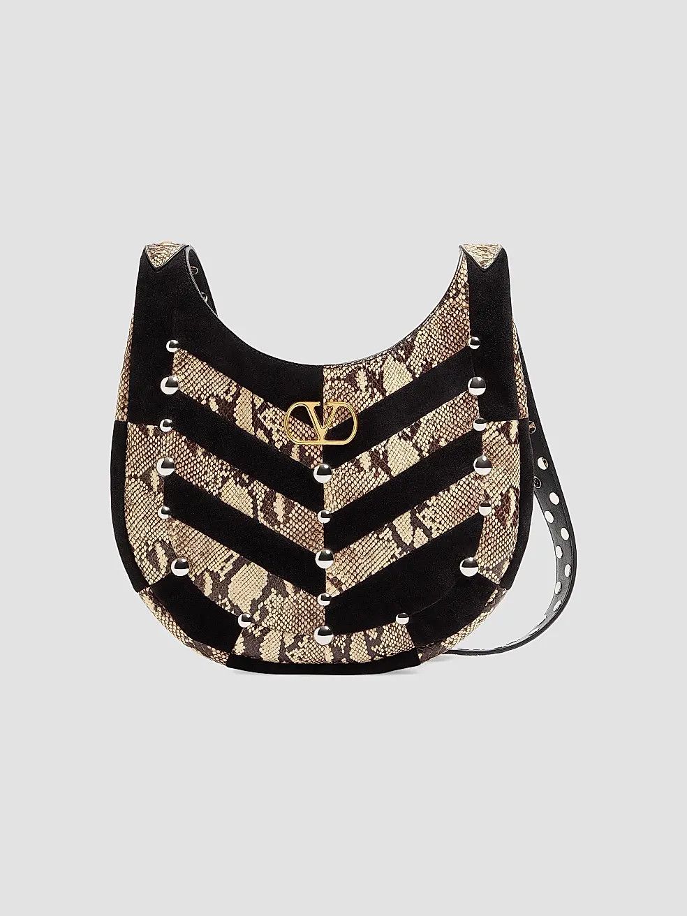 Valentino os11x0826 Size: OS / Hoboho Small Hobo Bag in Python Size ONE SIZE - 1 Thumbnail