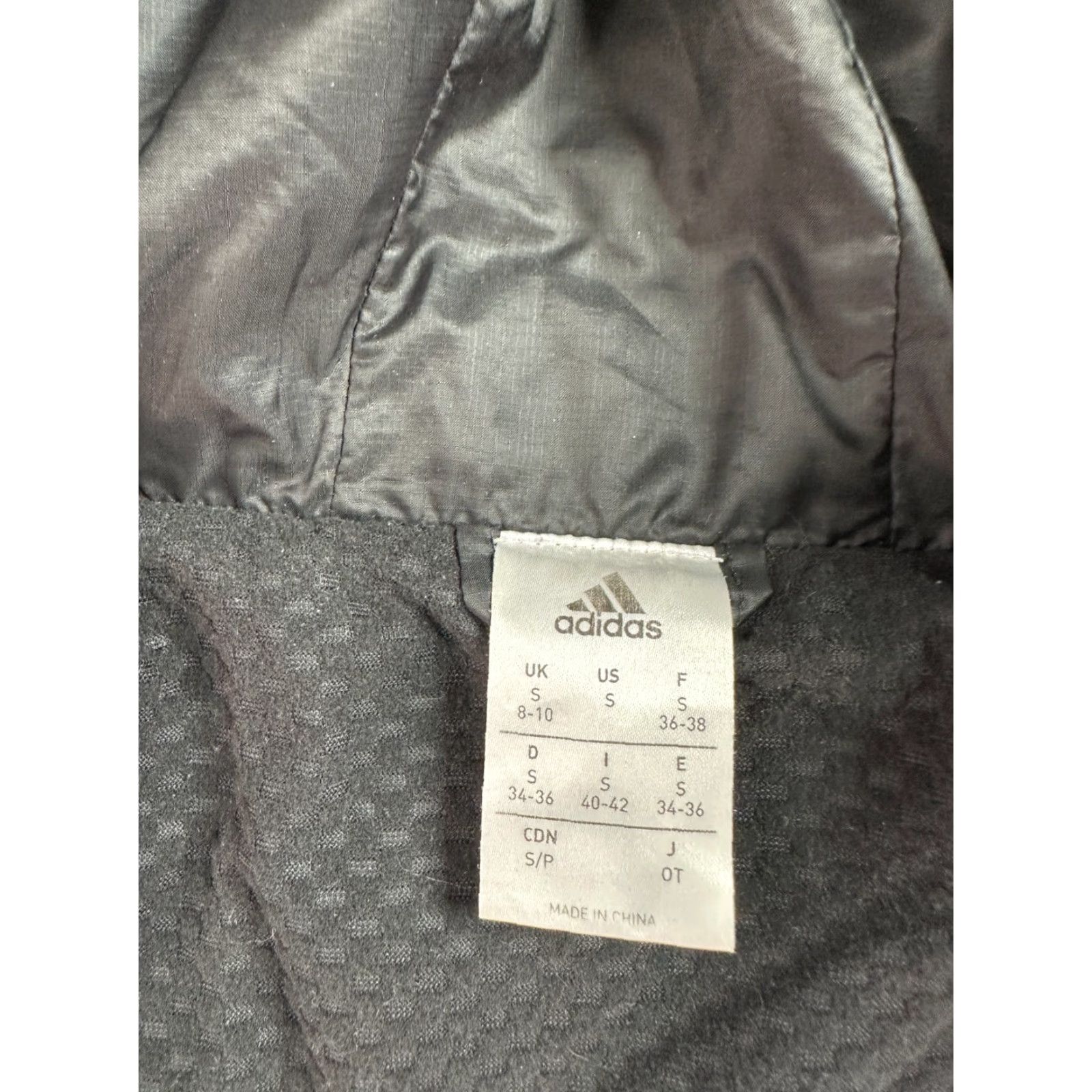 Adidas Adidas Jacket Womens Small Black Blue Striped Full Zip Windbreaker Logo Jacket Womens S Black Size S / US 4 / IT 40 - 7 Thumbnail