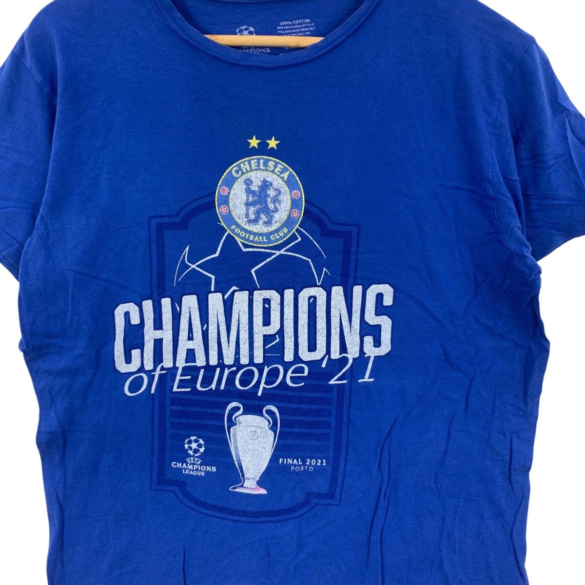 Vintage Vintage CHELSEA CHAMPION LEAGUE Road To Porto Final Tee Size US M / EU 48-50 / 2 - 6 Thumbnail