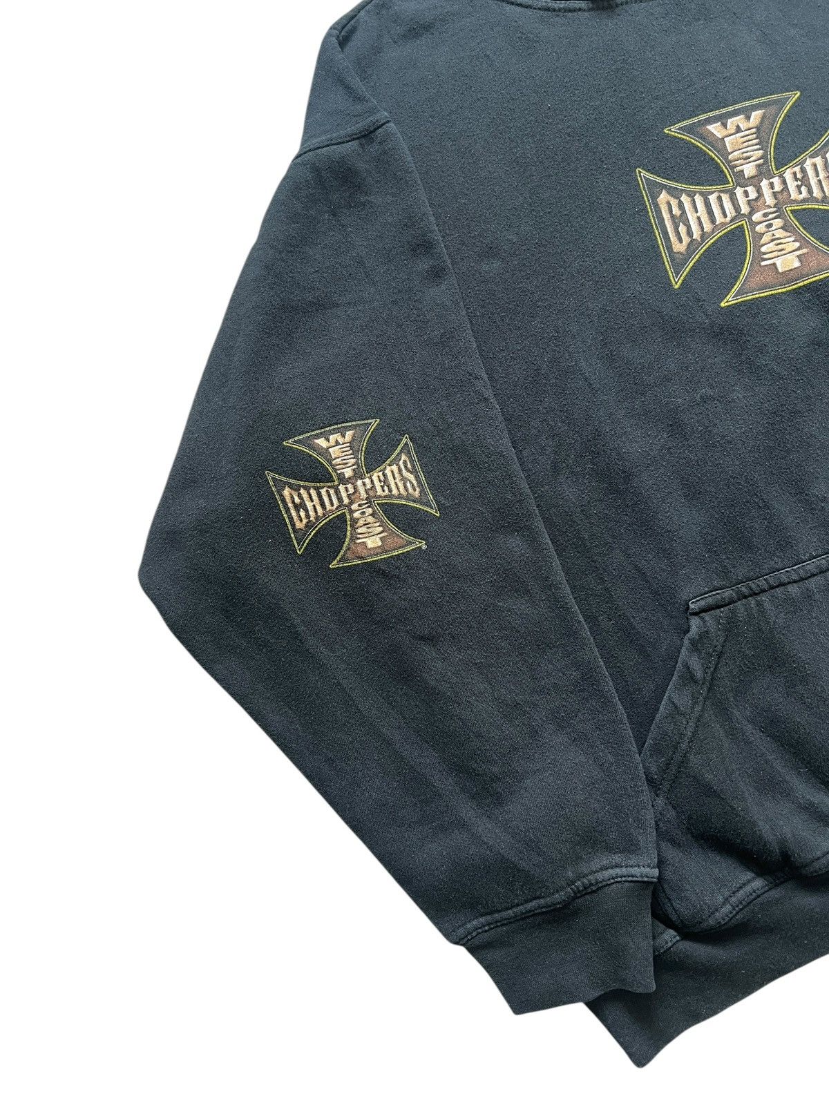 West Coast Choppers Vintage West Coast Choppers Pullover Hoodie Size US XL / EU 56 / 4 - 4 Thumbnail