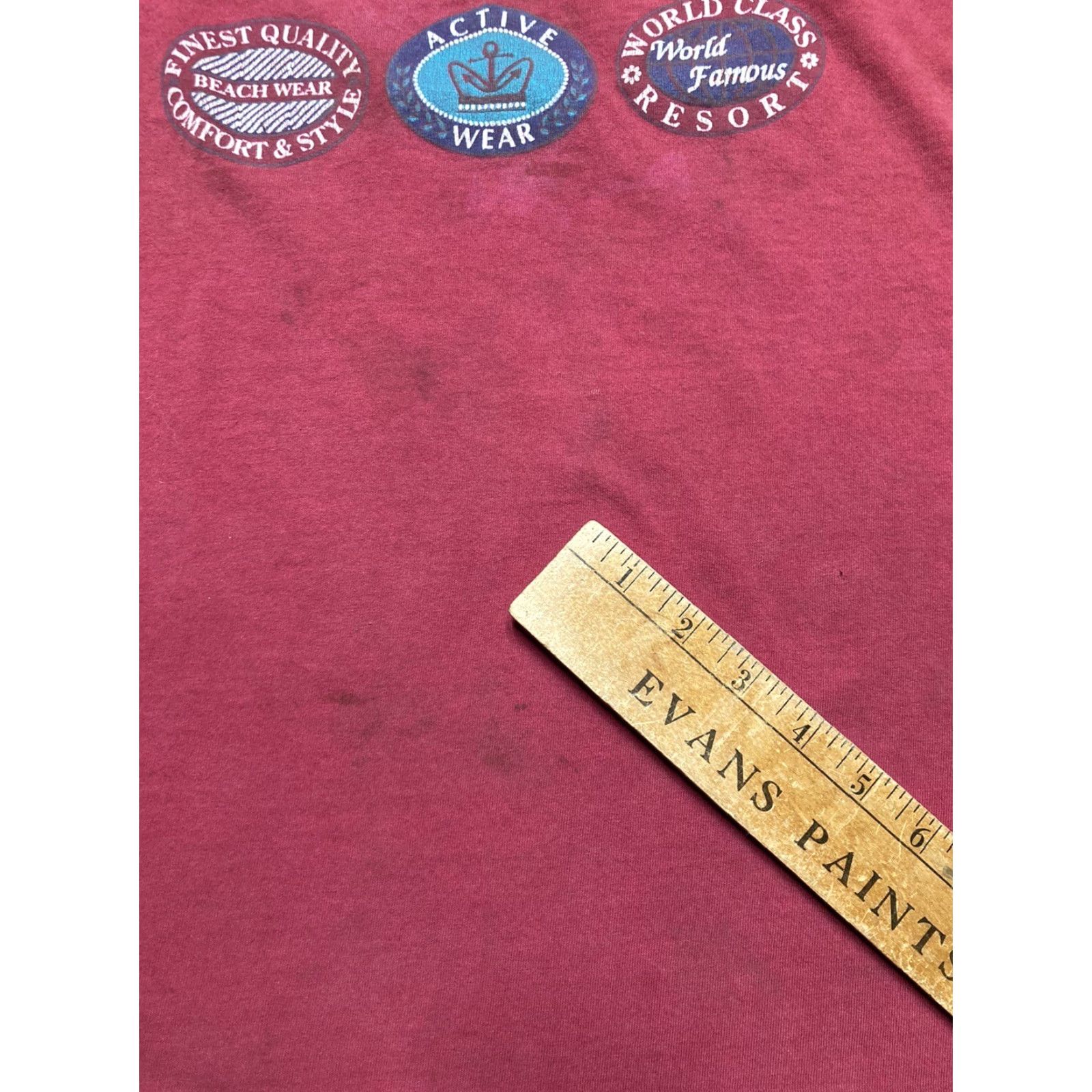 Vintage VINTAGE Los Angeles California graphic t shirt beach active wear LA XXL Mens Red 2XL T-Shirt California Angel Size US XXL / EU 58 / 5 - 4 Thumbnail