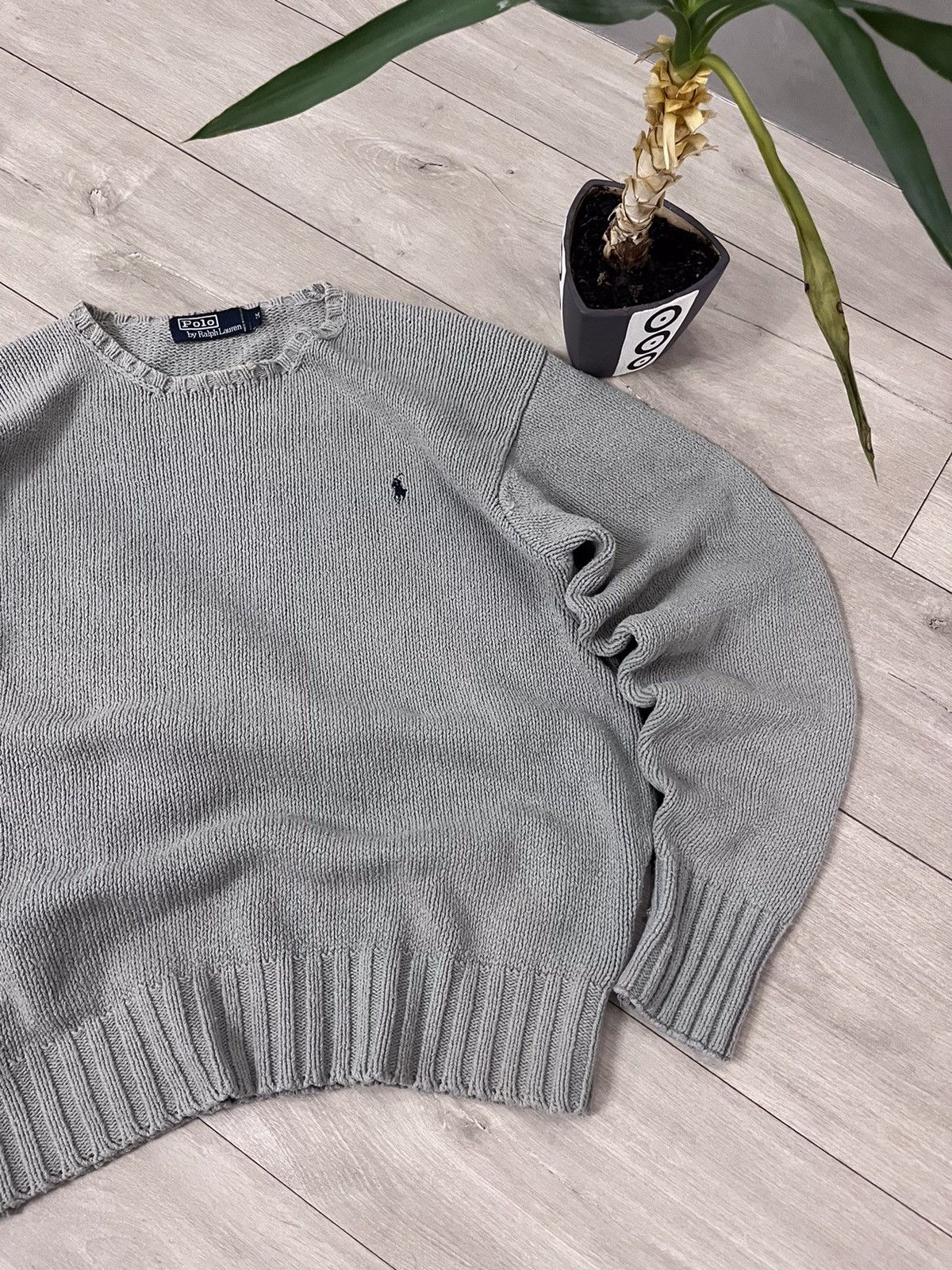 Polo Ralph Lauren 🔥90’s Ralph Lauren Polo Oldmoney Cable Knit Sweater Boxy Size US M / EU 48-50 / 2 - 3 Thumbnail