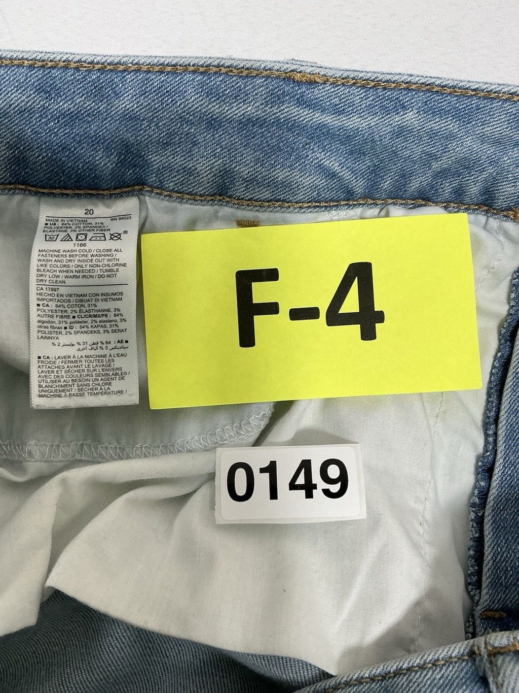 Old Navy Womans Old Navy Stretch Lite Blue Jeans 20 Super Skinny Size 42" / US 20 - 4 Thumbnail