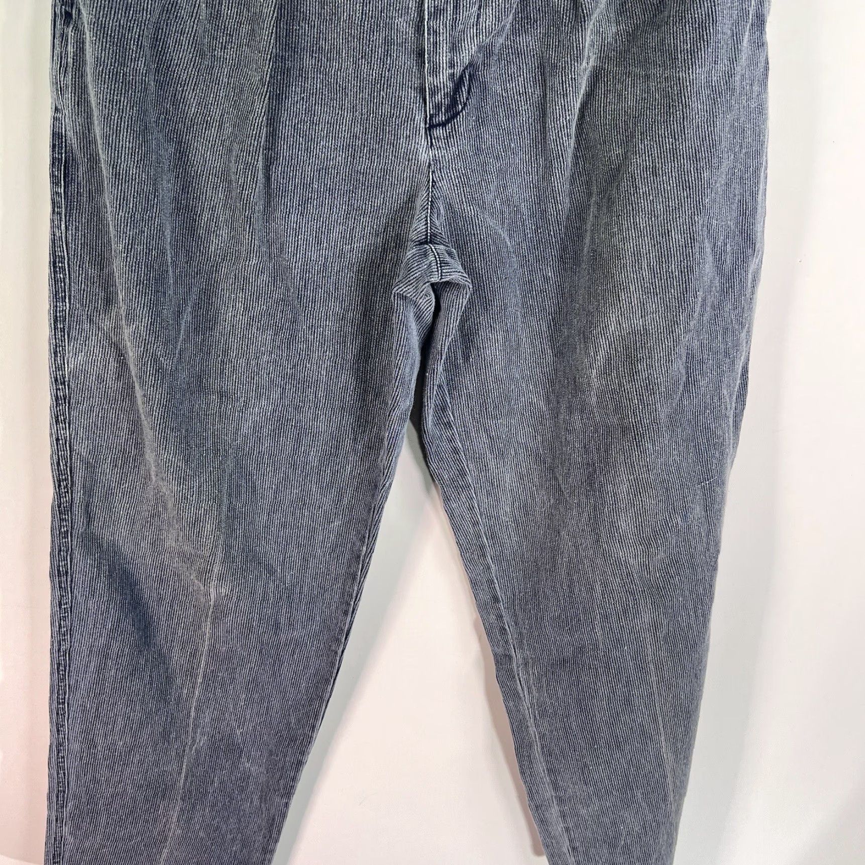 Vintage Vintage JJ Cochran Mens Jeans Sz 33 High Rise Straight Fit Denim 80s Raw Washed Blue Size US 33 - 3 Thumbnail