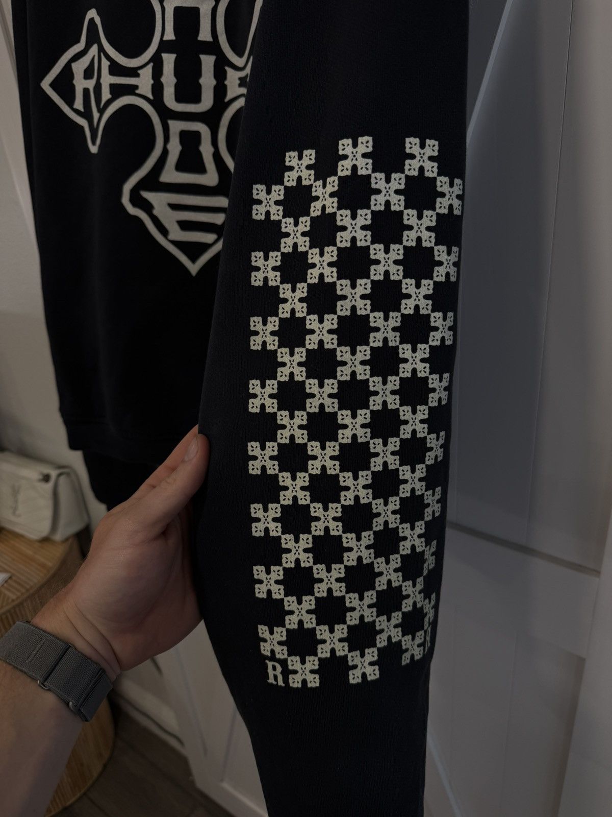 Rhude RHUDE CROSS ZIPPER HOODIE Size US XL / EU 56 / 4 - 3 Thumbnail