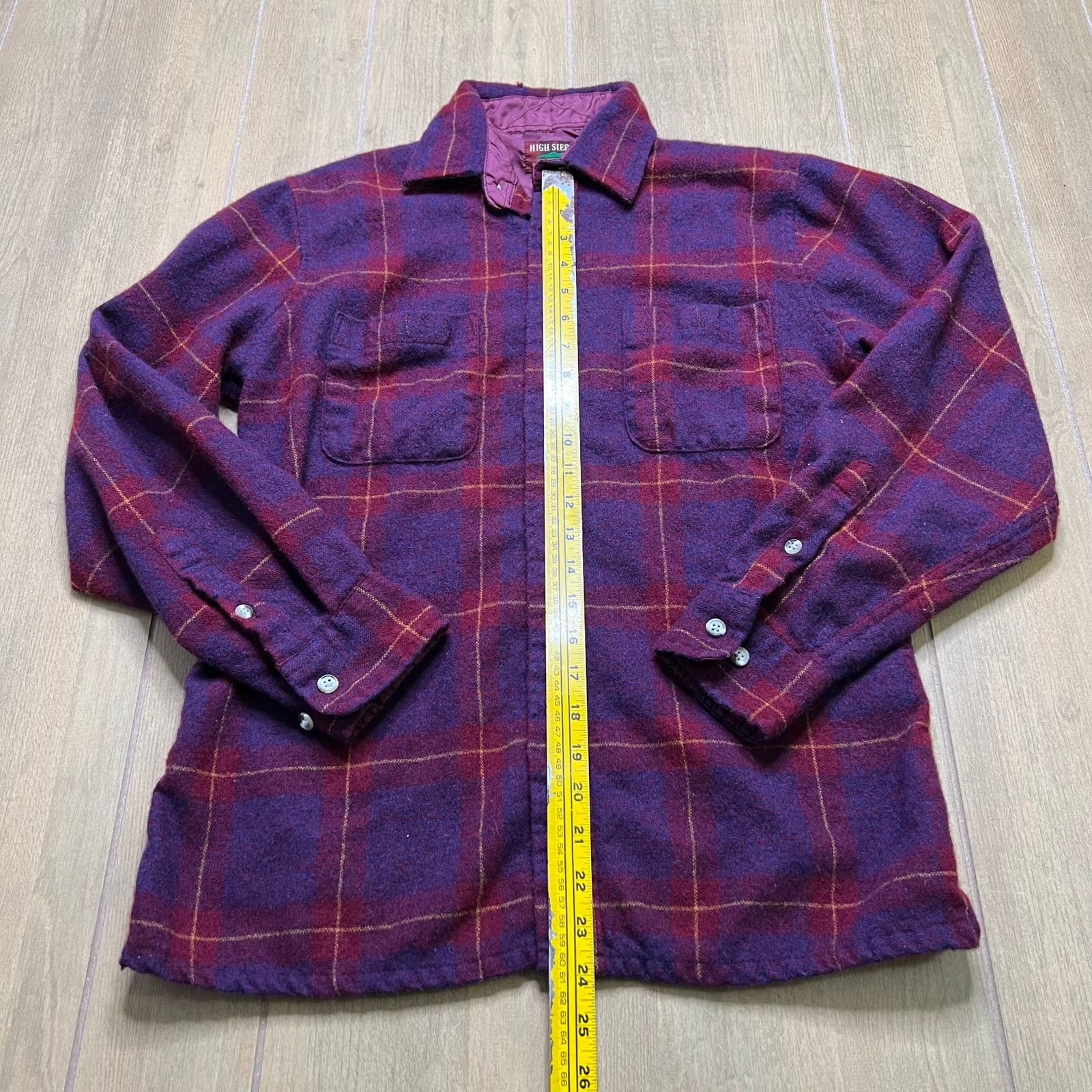 High Sierra Vintage High Sierra Wool Plaid Shirt Jacket Mens M Flaws Size US M / EU 48-50 / 2 - 5 Thumbnail