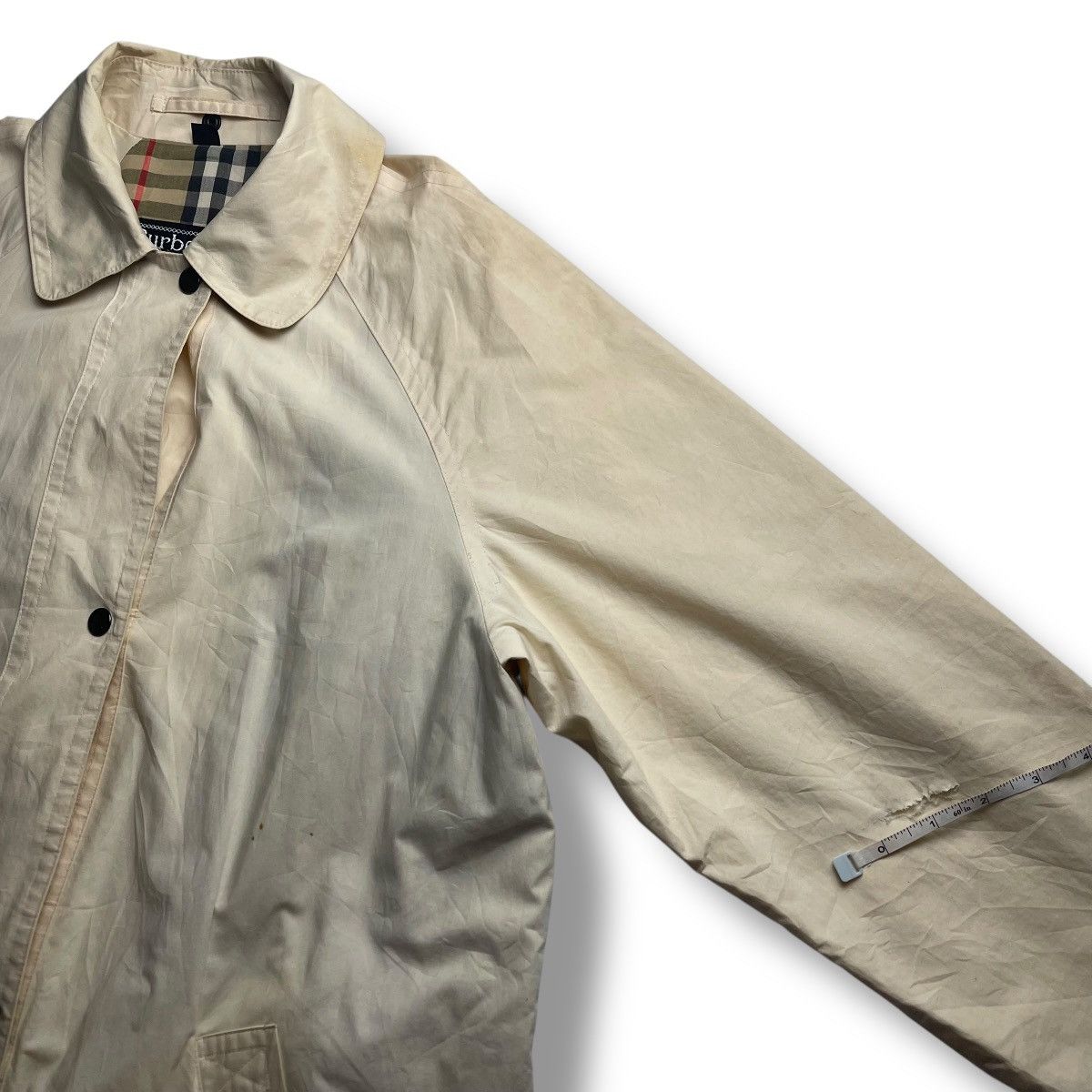 Burberry Prorsum VINTAGE BURBERRY LINED NOVACHECK LONG COAT JACKET Size US L / EU 52-54 / 3 - 8 Thumbnail