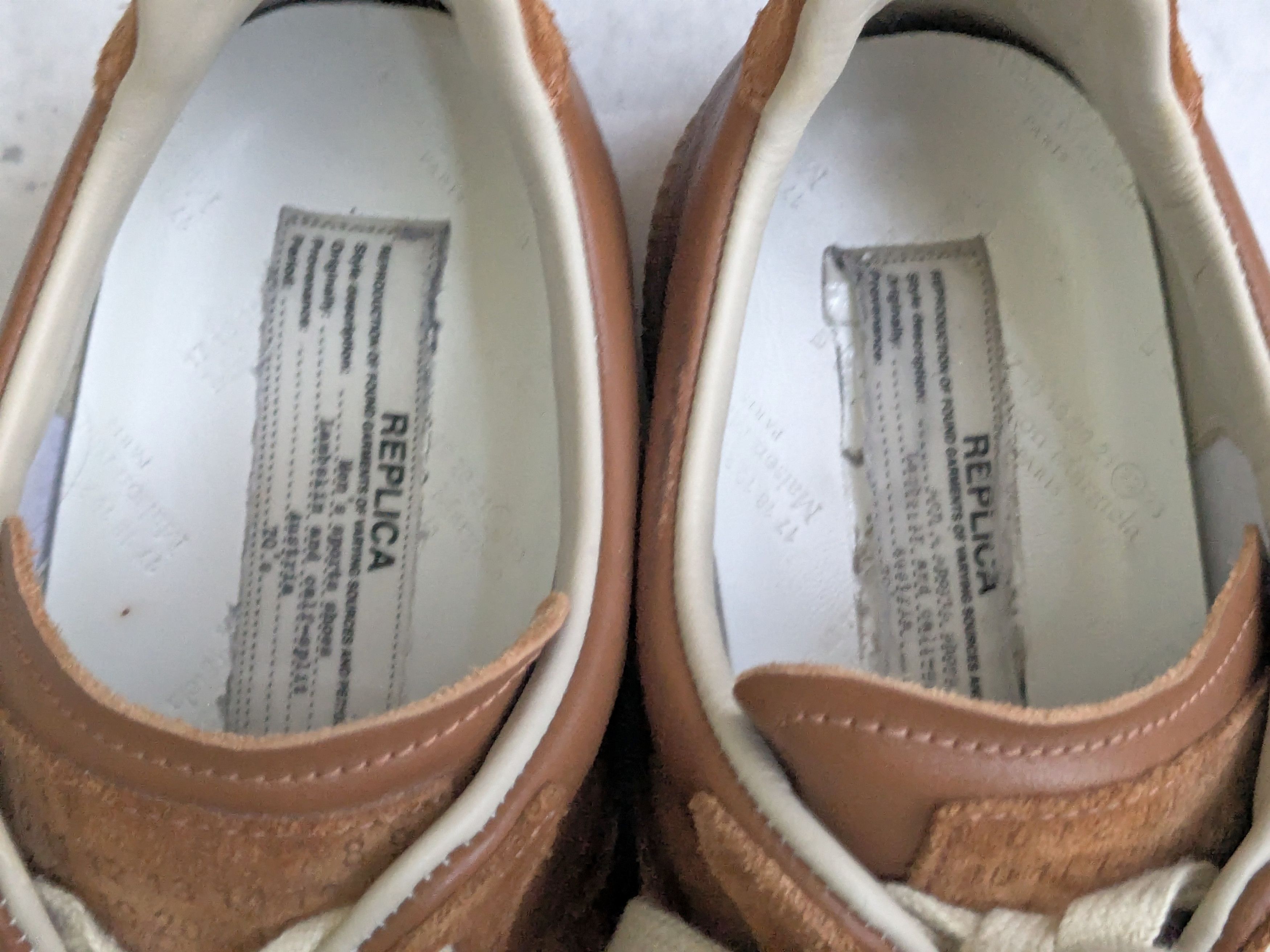 Maison Margiela Mason Margiela Replica GAT Brown 9 42 Low Tops Size US 9 / EU 42 - 5 Thumbnail