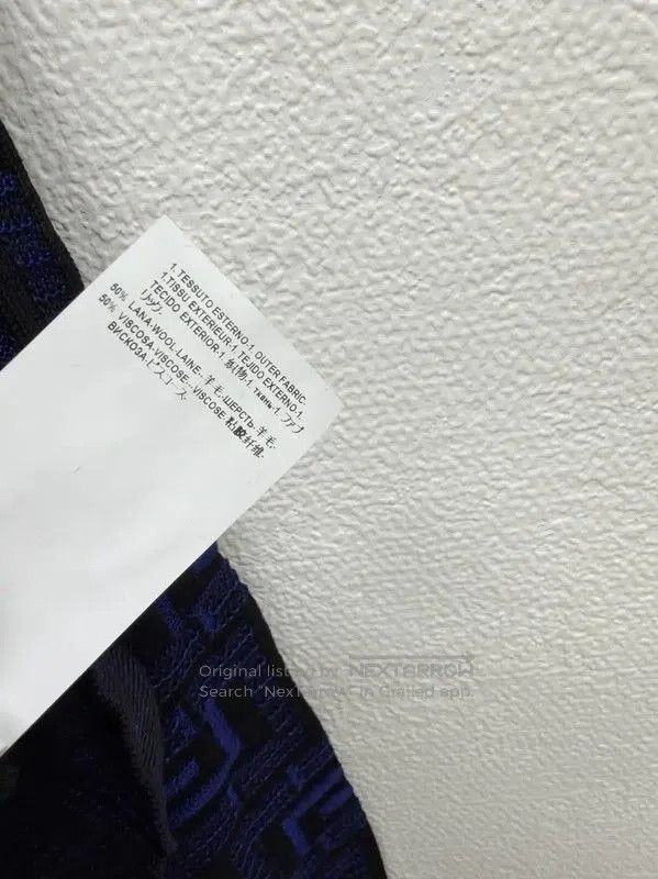 Versace Versace Dark Blue Wool Blend Long Sleeve Sweater . Size US S / EU 44-46 / 1 - 7 Thumbnail