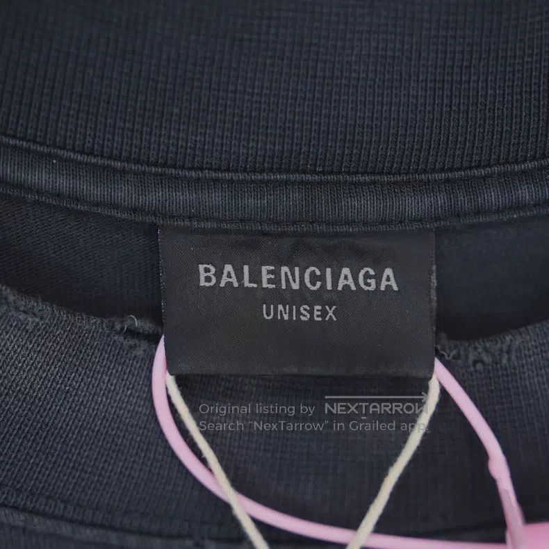 Balenciaga Balenciaga Logo Printed Round Neck Short Sleeve Size US M / EU 48-50 / 2 - 3 Thumbnail