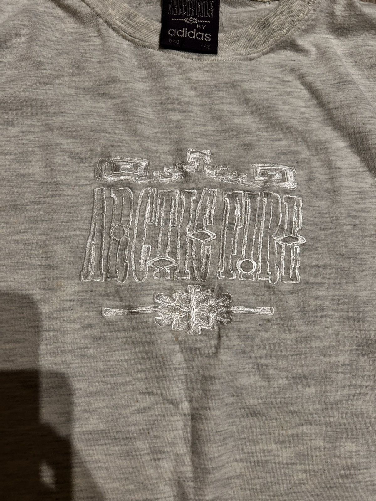 Adidas × Vintage 90s adidas Arctic fire Vintage gorpcore rare t-shirt Size US M / EU 48-50 / 2 - 2 Thumbnail