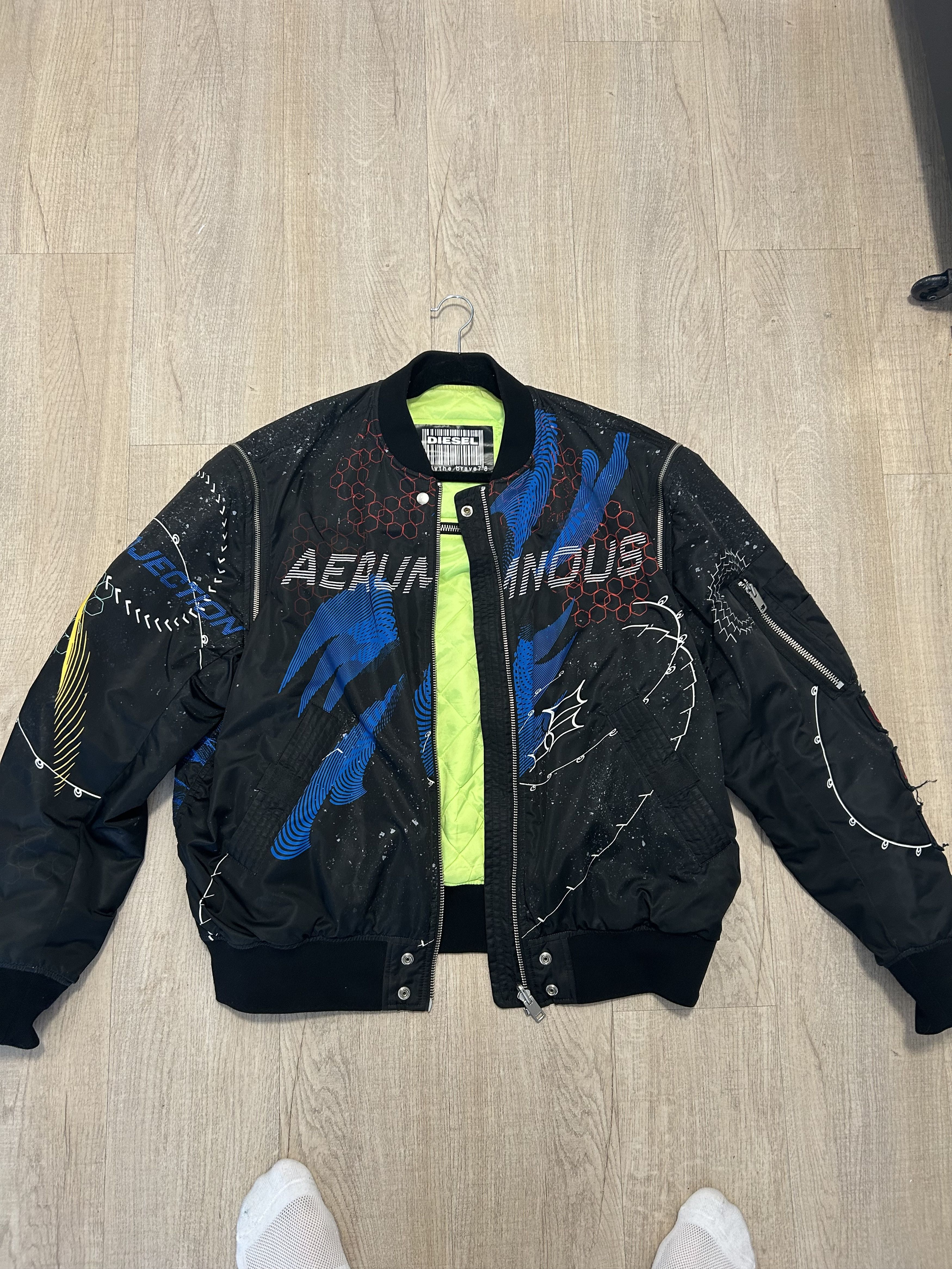 Diesel Diesel J-Dwight Bomber Jacket Reversible Size US XXL / EU 58 / 5 - 1 Thumbnail