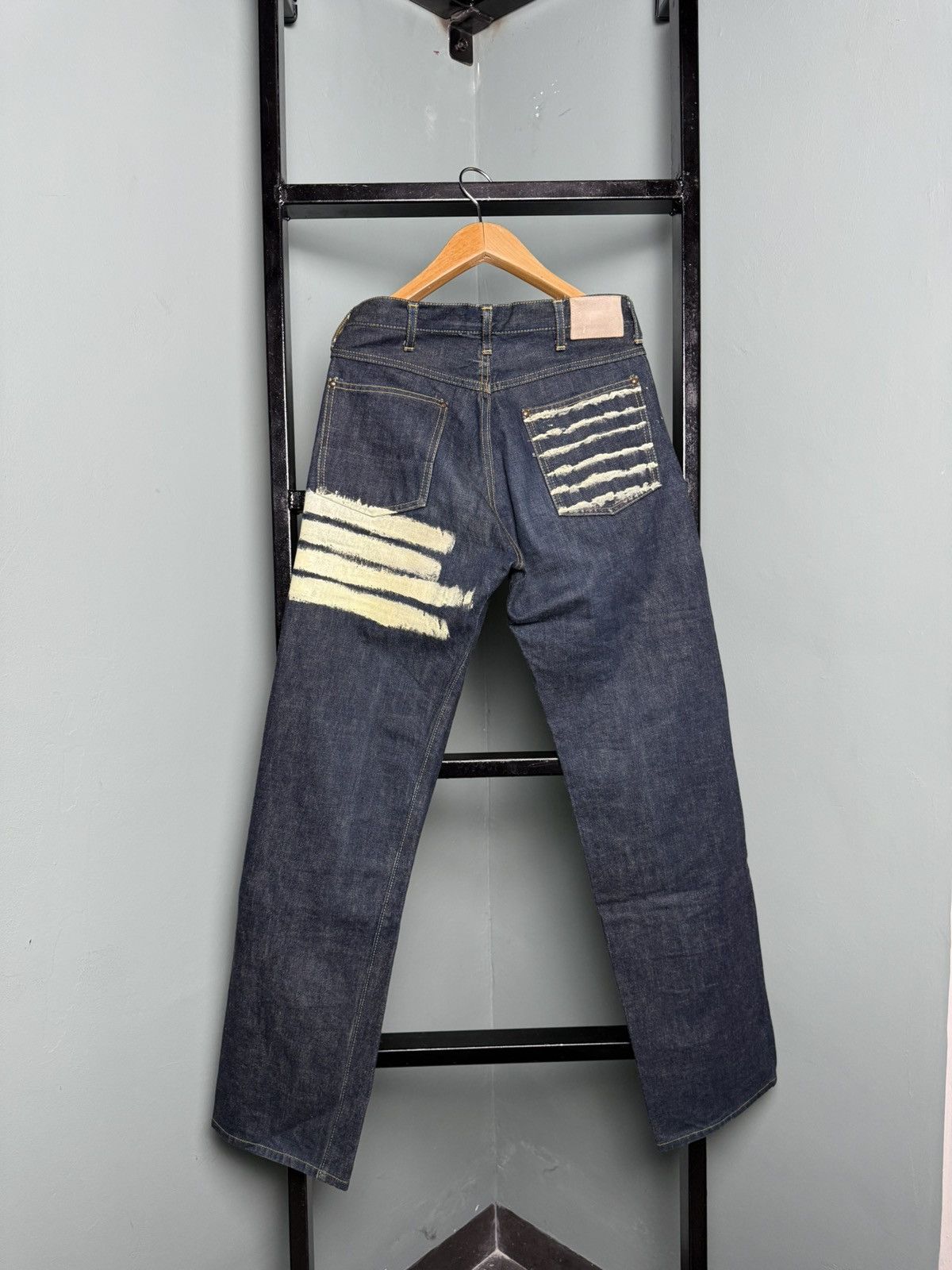 ABAHOUSE JAPANESE DENIM ABAHOUSE CO JEANS INDIGO Size US 30 / EU 46 - 2 Thumbnail
