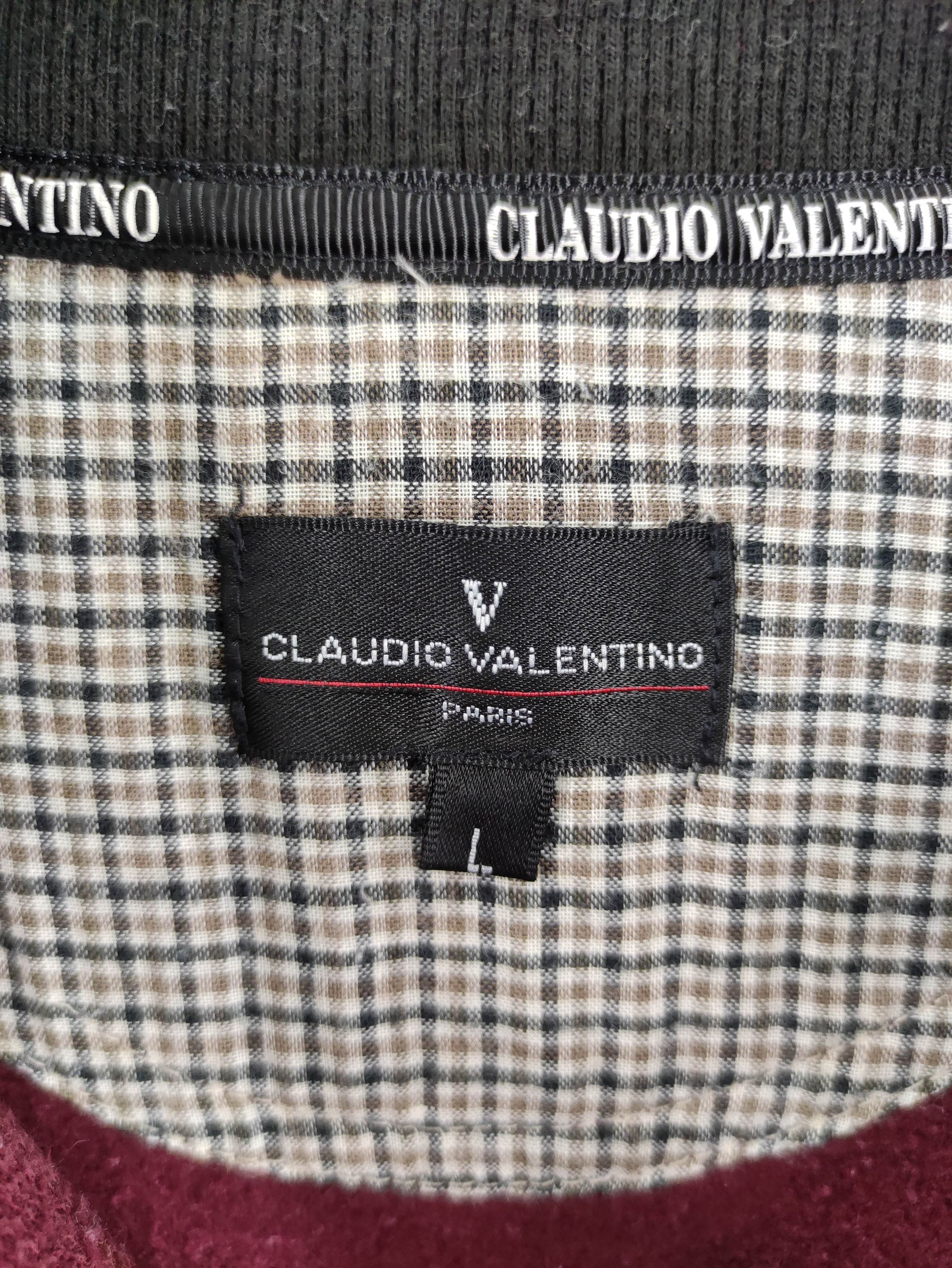 Valentino Vintage Claudio Valentino Sweater Half Zipper Size US L / EU 52-54 / 3 - 3 Thumbnail