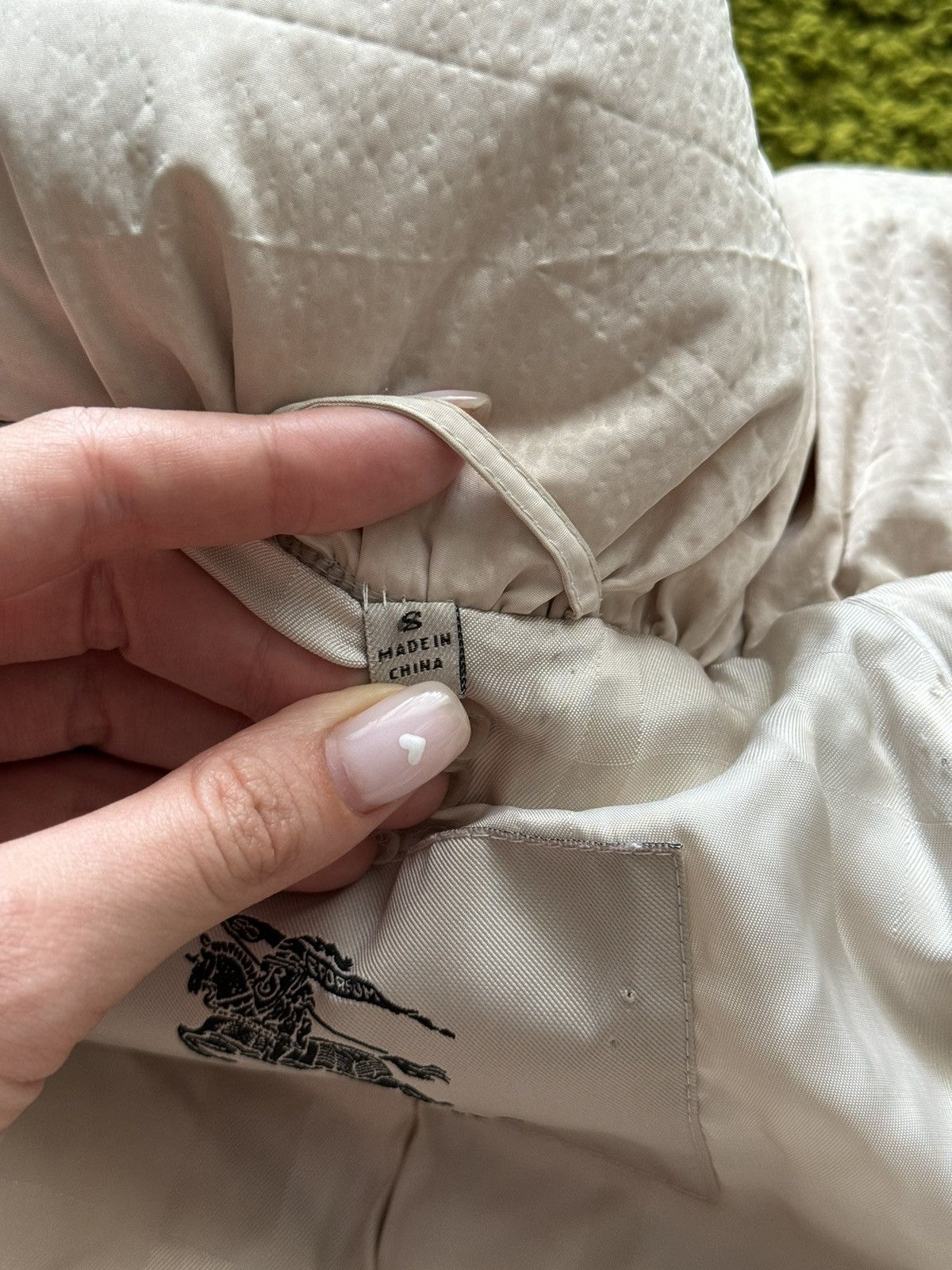 Burberry × Designer Burberry ivory down puffer jacket Size S / US 4 / IT 40 - 16 Thumbnail