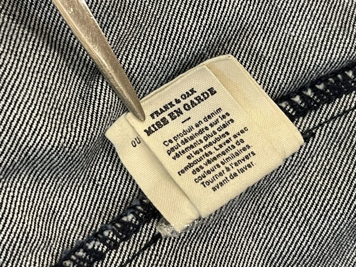 Designer × Frank And Oak × Vintage Frank And Oak Dark Denim Jacket Designer Streetwear Opium Size US S / EU 44-46 / 1 - 4 Thumbnail
