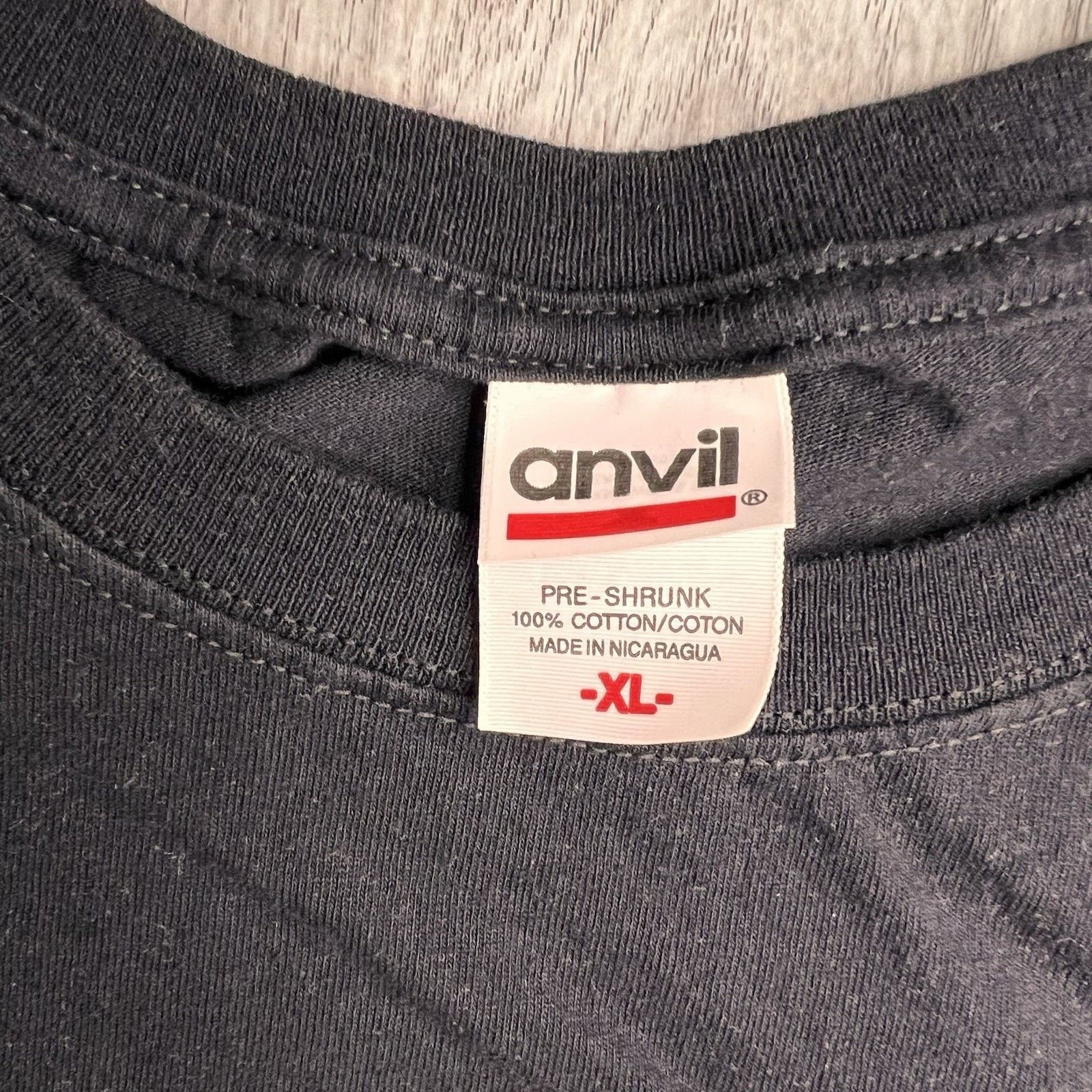 Anvil Pig on Beale Anvil Tee Black XL Size US XL / EU 56 / 4 - 2 Thumbnail