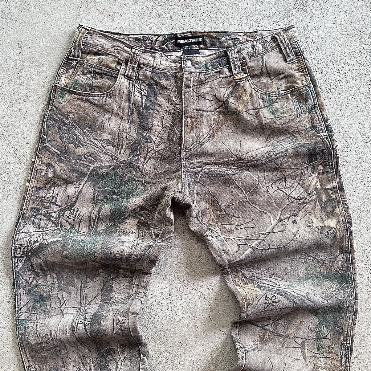 Carhartt × Realtree (38x30) Crazy Vintage Y2K Realtree Camo Carhartt Style Baggy Size US 38 / EU 54 - 2 Thumbnail