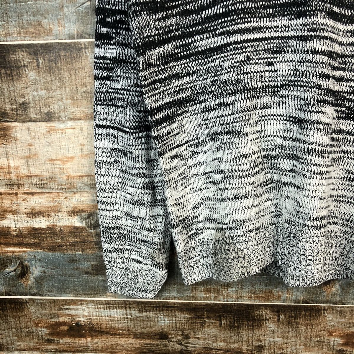 Homespun Knitwear × JACKROSE Jack Rose Black White Knitwear #A1659 Size US M / EU 48-50 / 2 - 7 Thumbnail