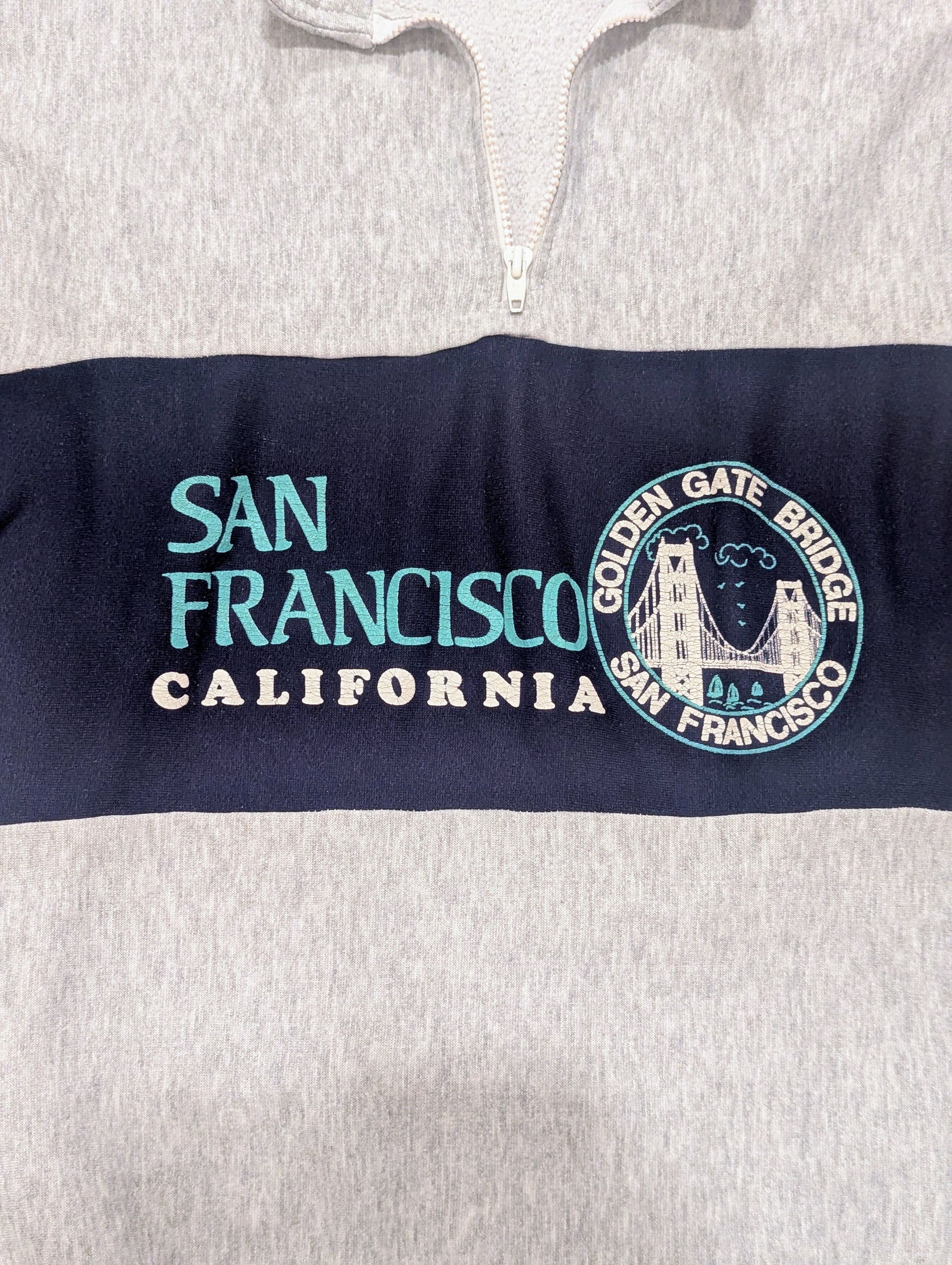 Other Vintage 90s San Francisco Golden Gate 1/4 Zip Sweatshirt S Size S / US 4 / IT 40 - 2 Thumbnail