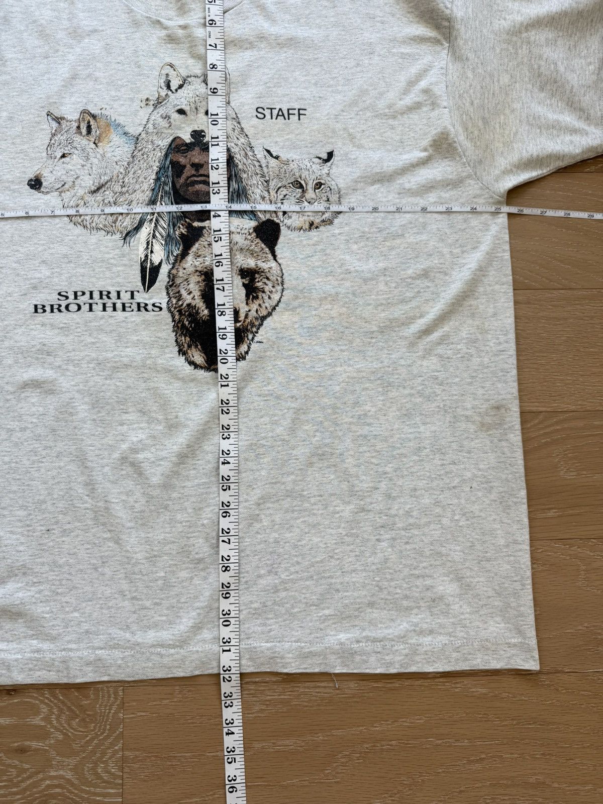Other Vintage Spirit Brothers Bear Wolf Bobcat Native Shirt Size US XXL / EU 58 / 5 - 5 Thumbnail