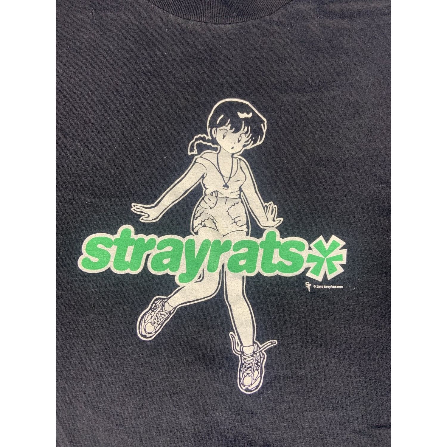 Vintage Stray Rats Ranma 1/2 Akane Tendo Graphic T-Shirt in Black, Men's (Size L) — image 2 of 6