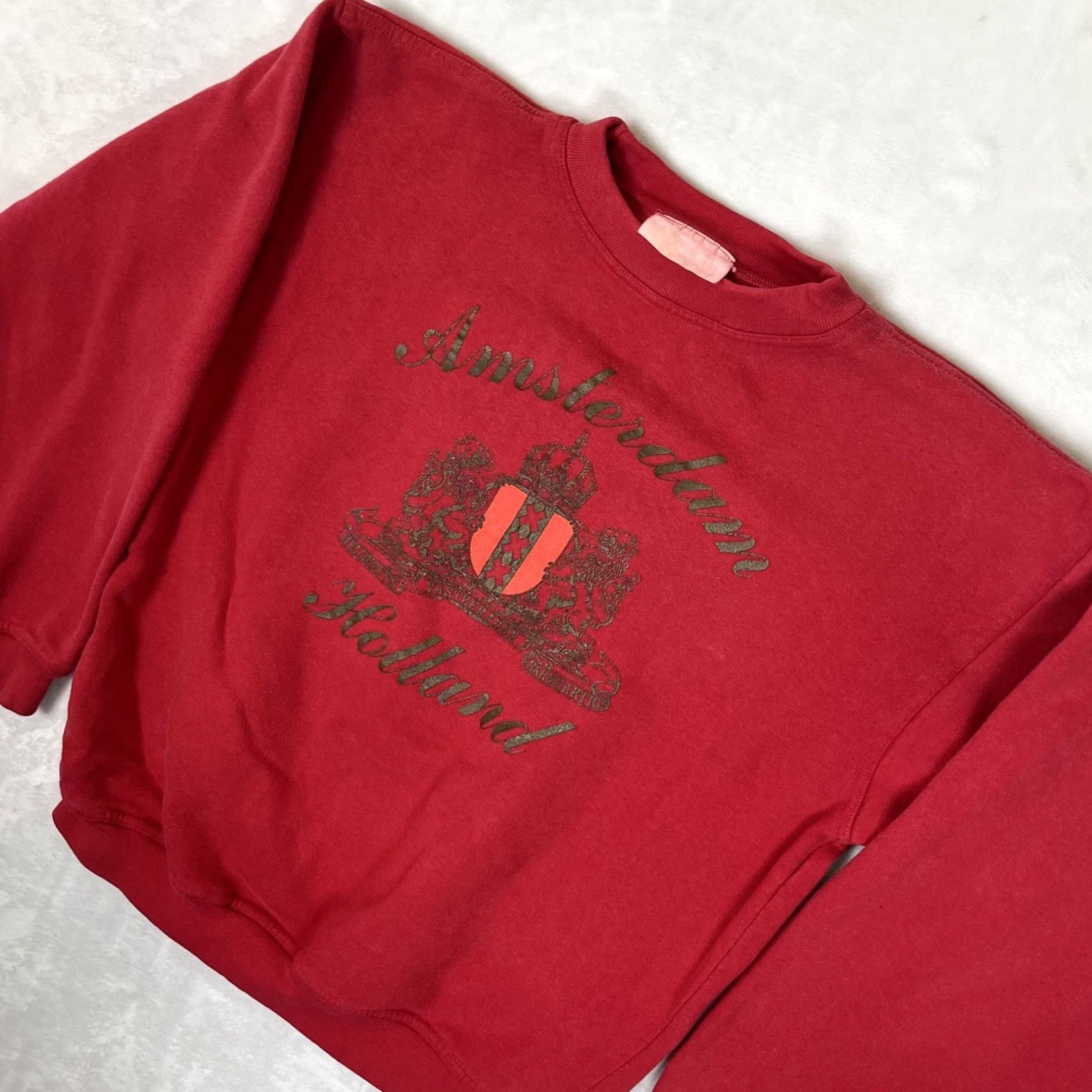 Vintage VINTAGE Amsterdam Holland Sweatshirt Mens Large Red Fleece Crewneck Pullover Size US L / EU 52-54 / 3 - 3 Thumbnail