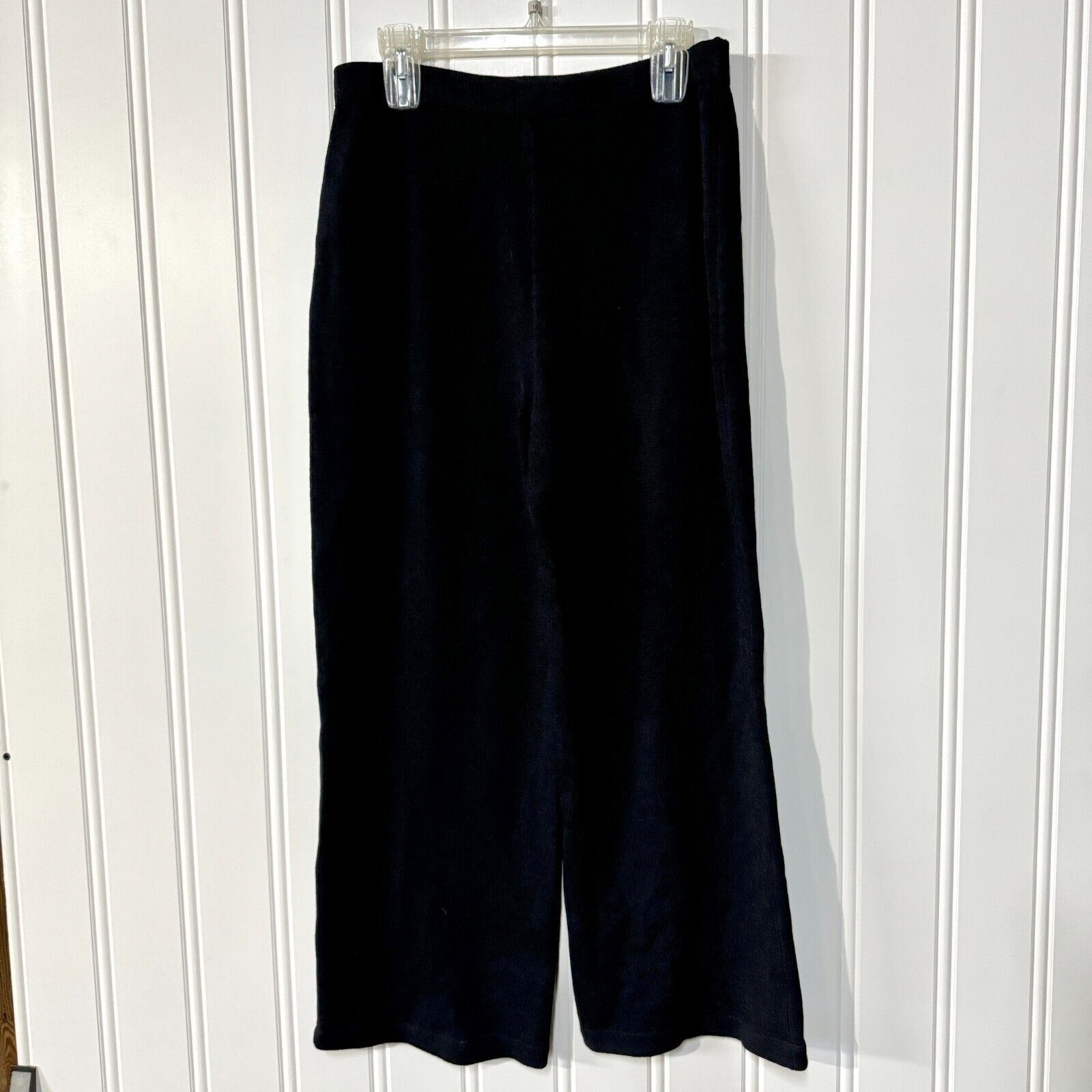 Other ST John Pants Women Sz 12 Navy Blue Wide Leg Relaxed Sweats Size 34" / US 12 / IT 48 - 6 Thumbnail