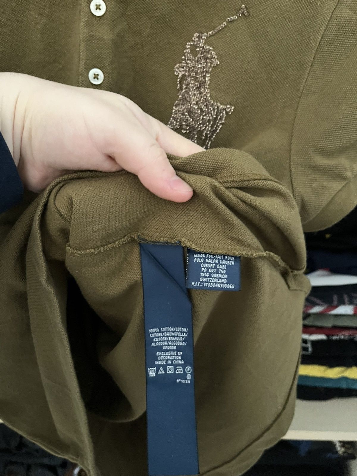 Polo Ralph Lauren Polo Ralph Lauren Big Logo Pony Luxury Polo Tee Size M / US 6-8 / IT 42-44 - 4 Thumbnail