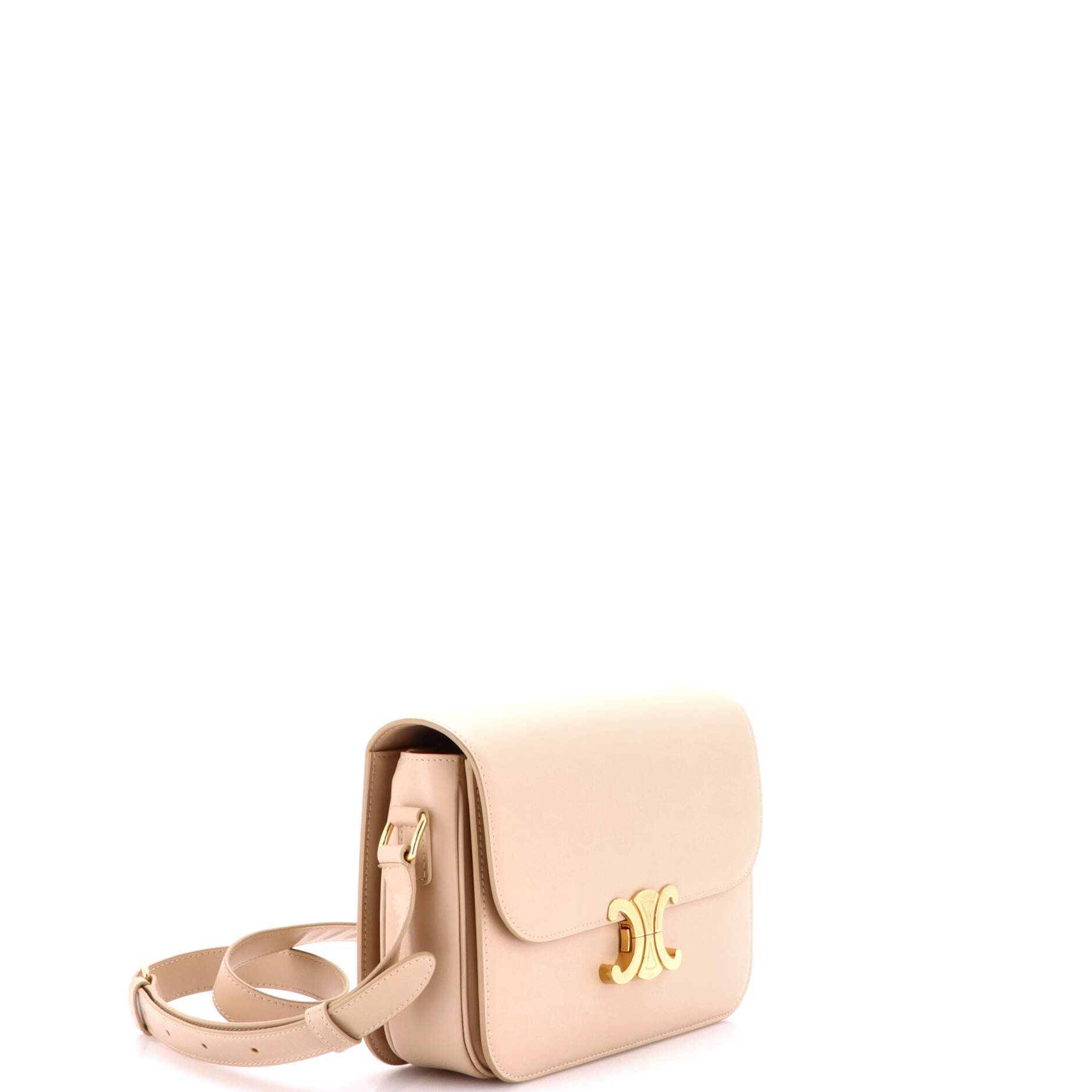 Triomphe Shoulder Bag Smooth Calfskin Medium