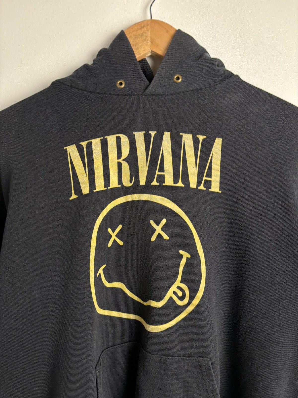 Nirvana × Vintage Vintage Nirvana Logo Faded Hoodie Size US S / EU 44-46 / 1 - 3 Thumbnail