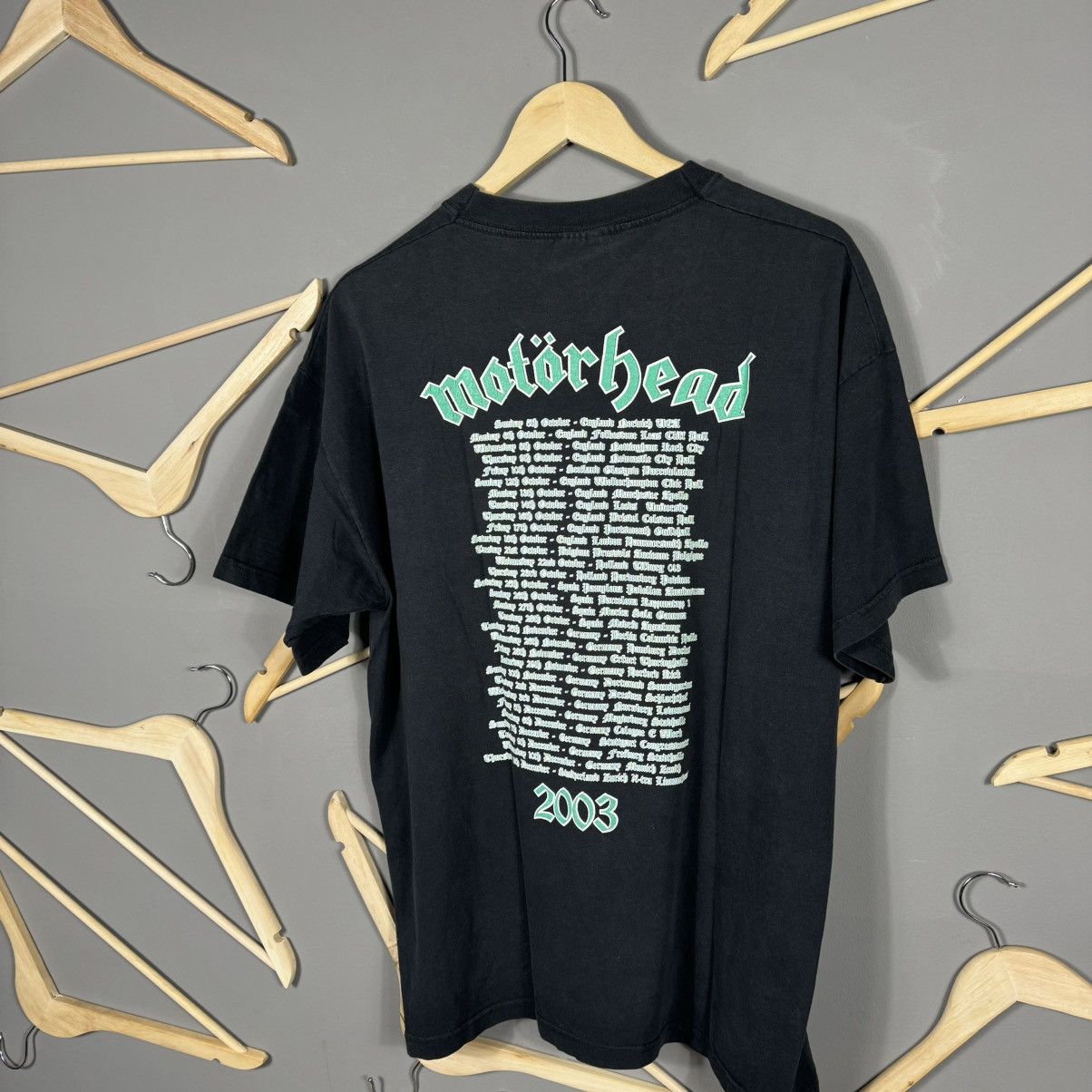Band Tees Vintage Motörhead 2003 Band T-shirt Size US XL / EU 56 / 4 - 7 Thumbnail