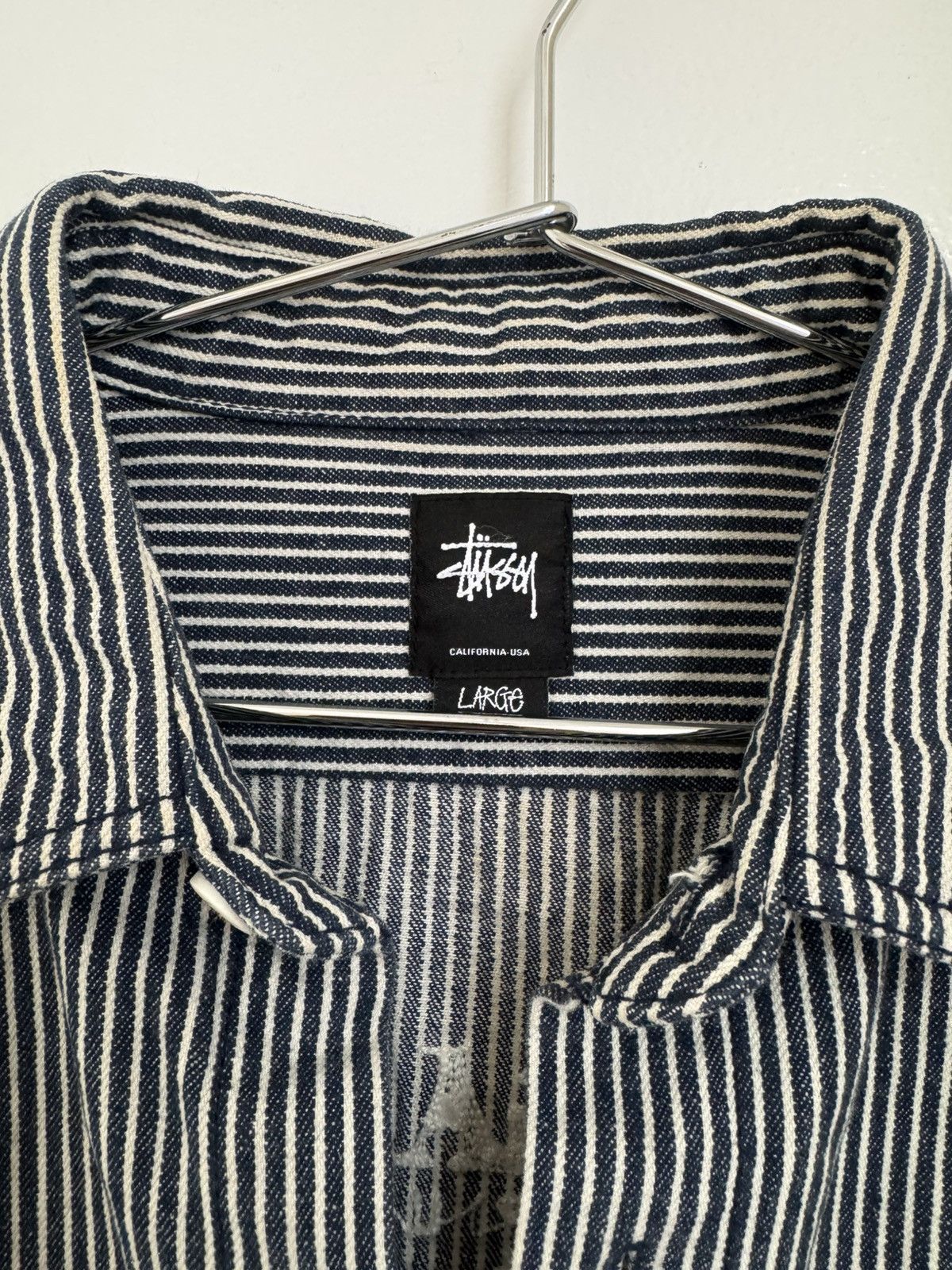Stussy Stussy Workgear Pinstripe Button Up Shirt - Large Size US L / EU 52-54 / 3 - 3 Thumbnail