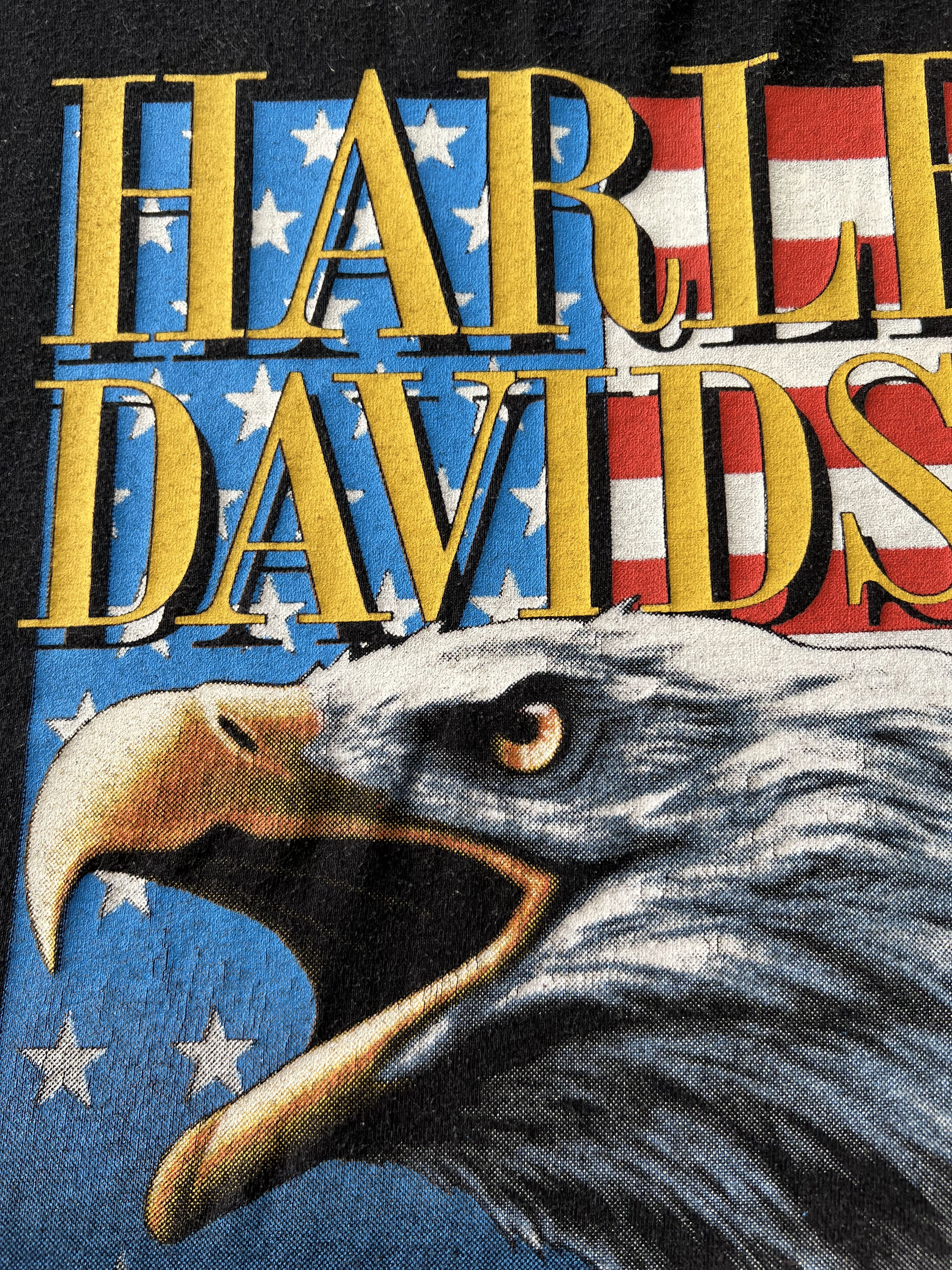 Harley Davidson Vintage 1991 3D Emblem Harley Davidson Eagle USA Tank Top Size US L / EU 52-54 / 3 - 4 Thumbnail