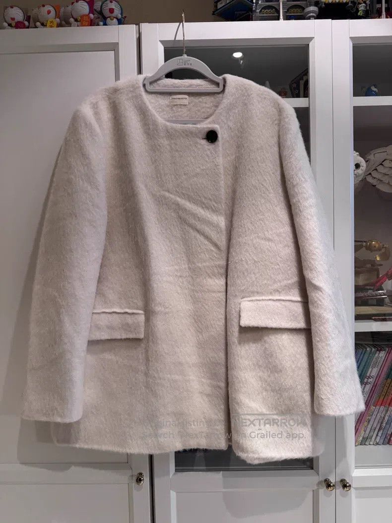 Dries Van Noten Dries Van Noten White Overcoat Size M / US 6-8 / IT 42-44 - 1 Thumbnail